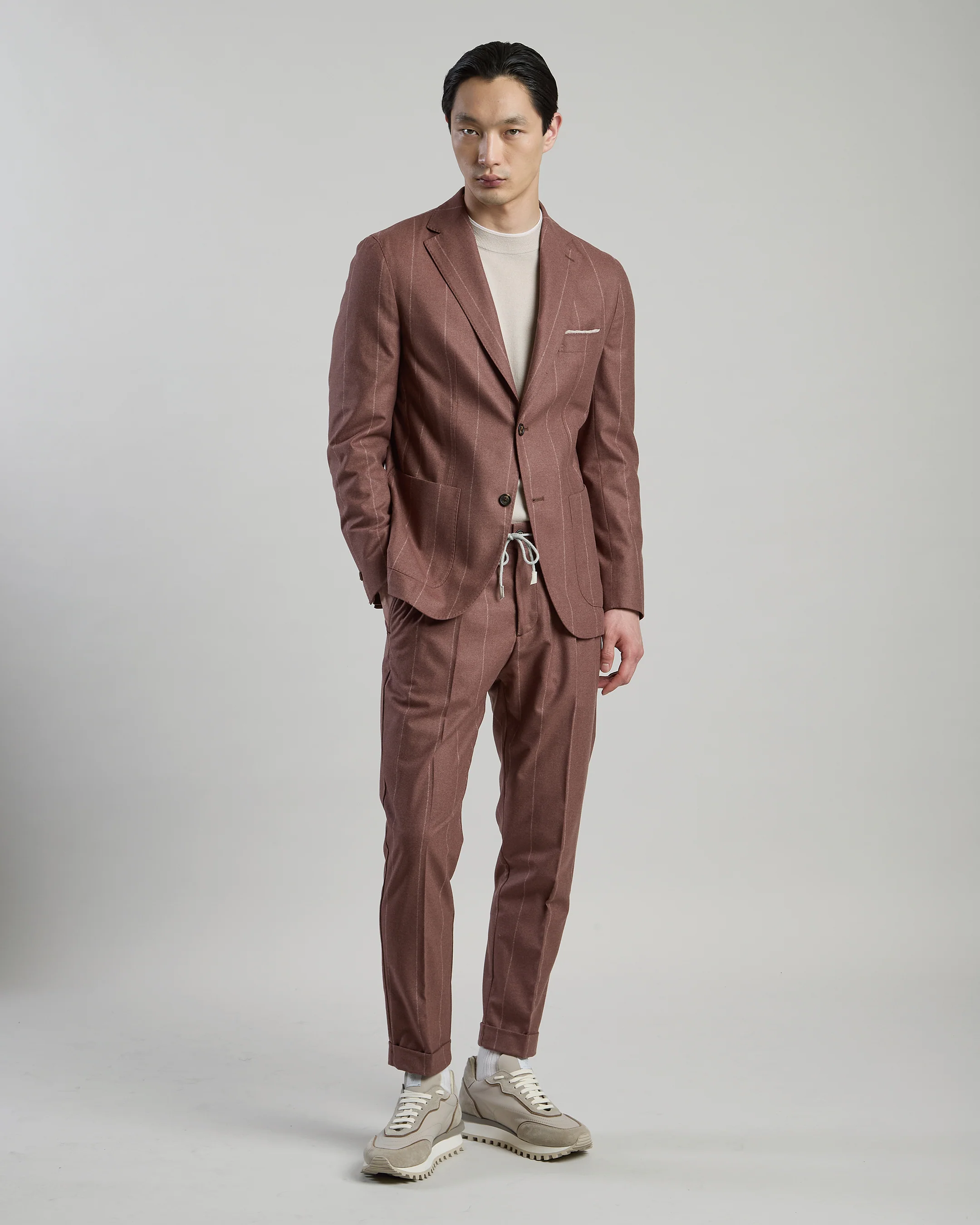 ABITO MONOPETTO LANA SETA CASHMERE