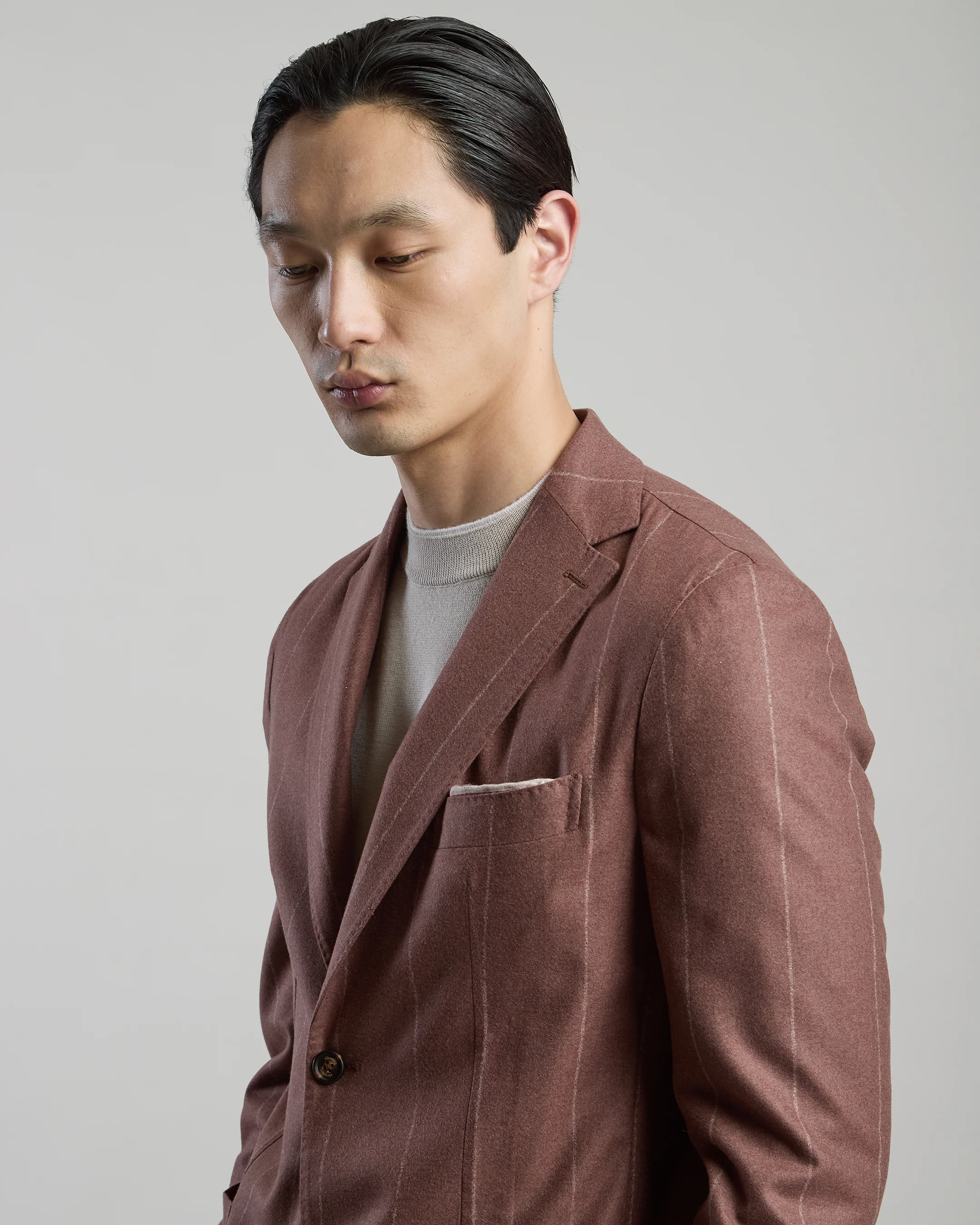 ABITO MONOPETTO LANA SETA CASHMERE - Image 3