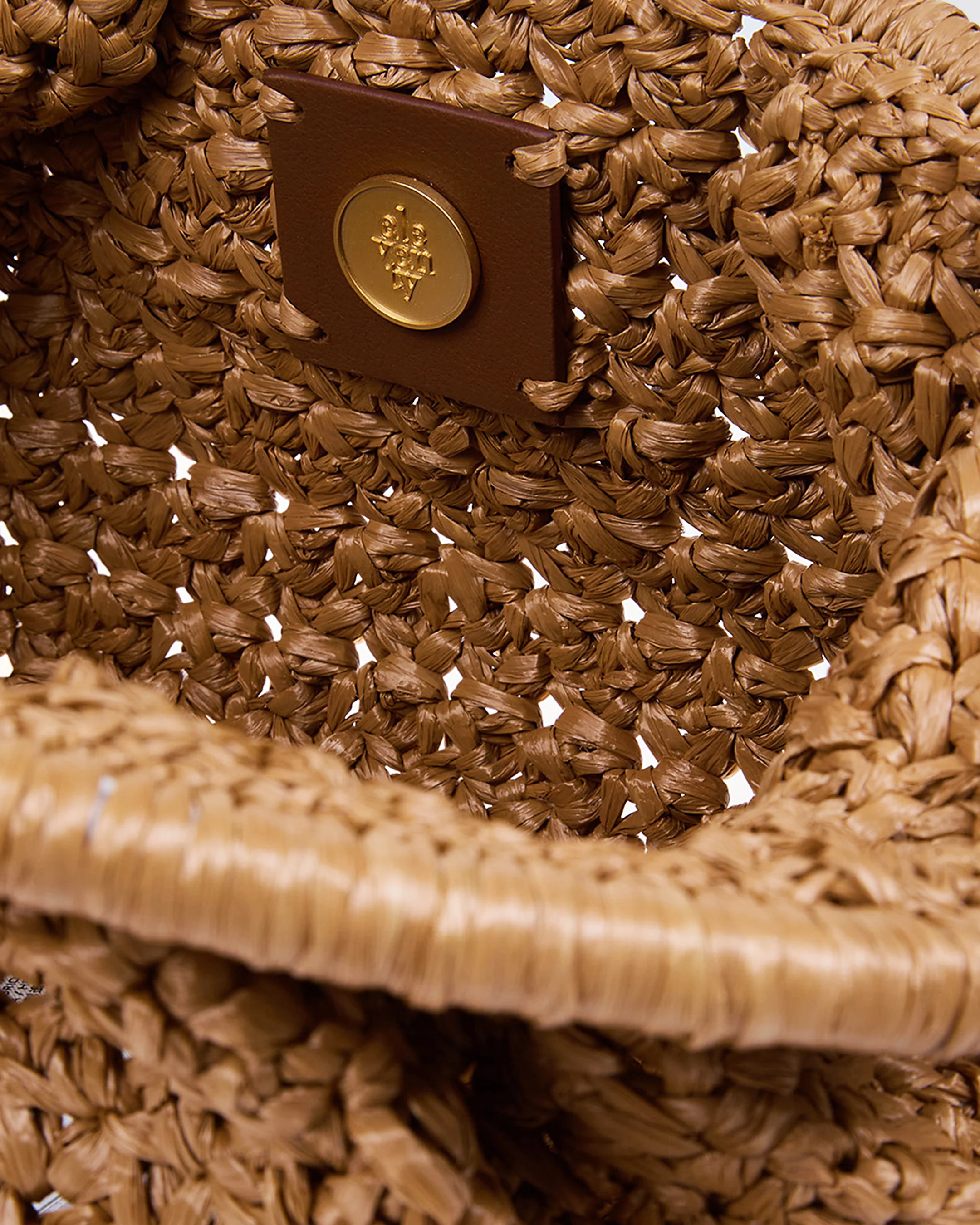 Borsa Clutch in Rafia Naturale Lavorata a Mano - Image 4