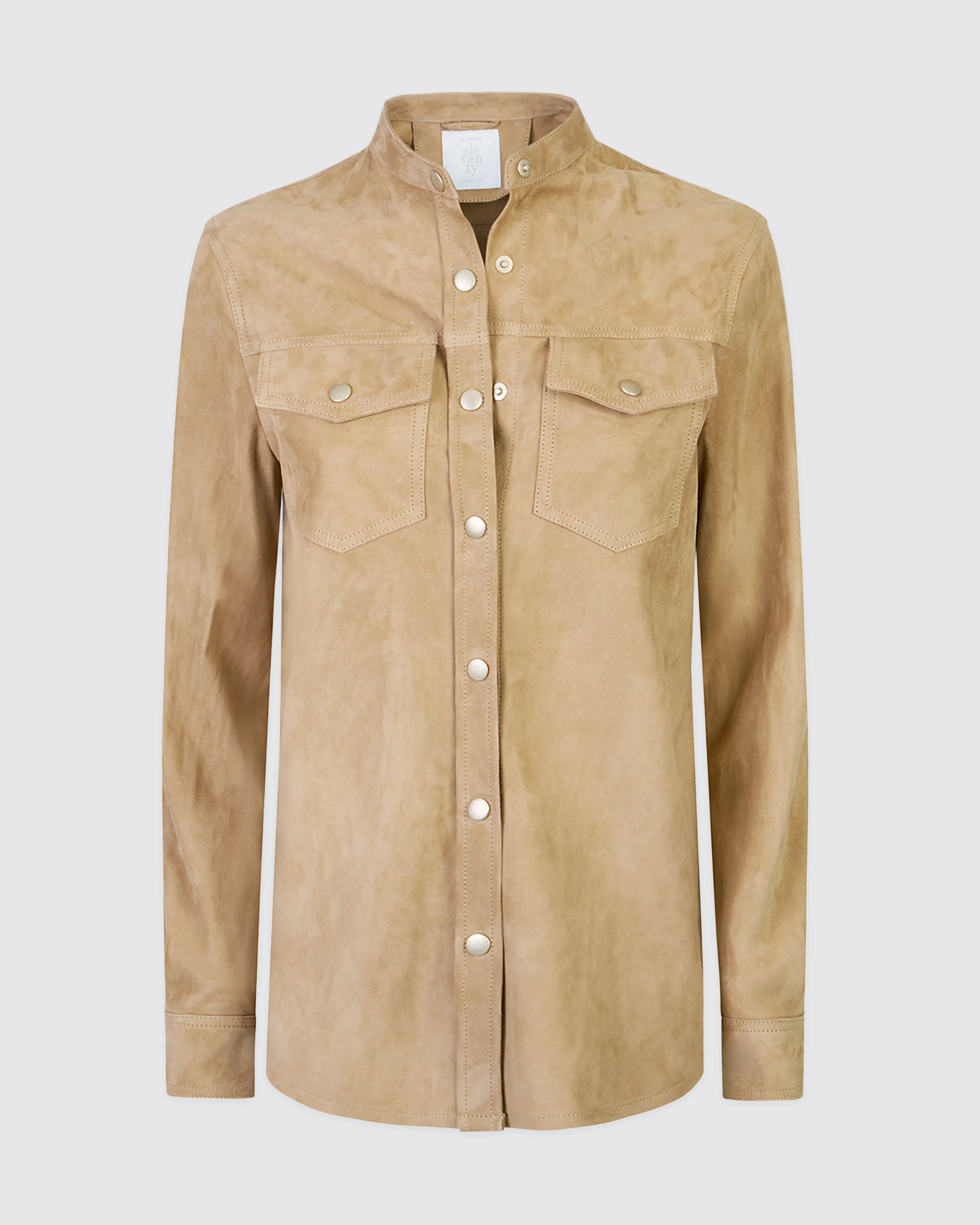 Camicia in Suede Donna in Pelle di Agnello Stile Texano - Image 5