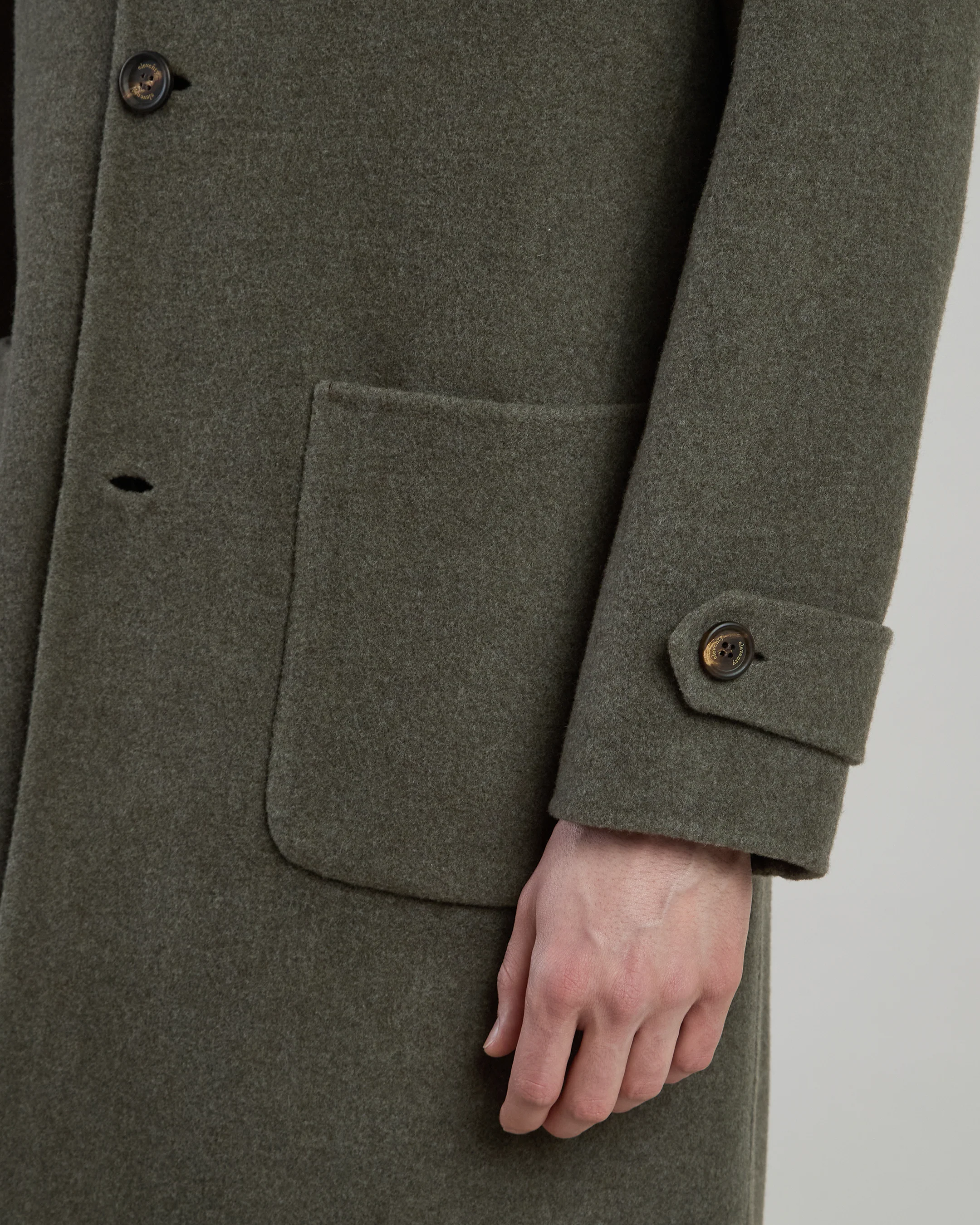 CAPPOTTO MONOPETTO REVERSIBILE LANA - Image 3