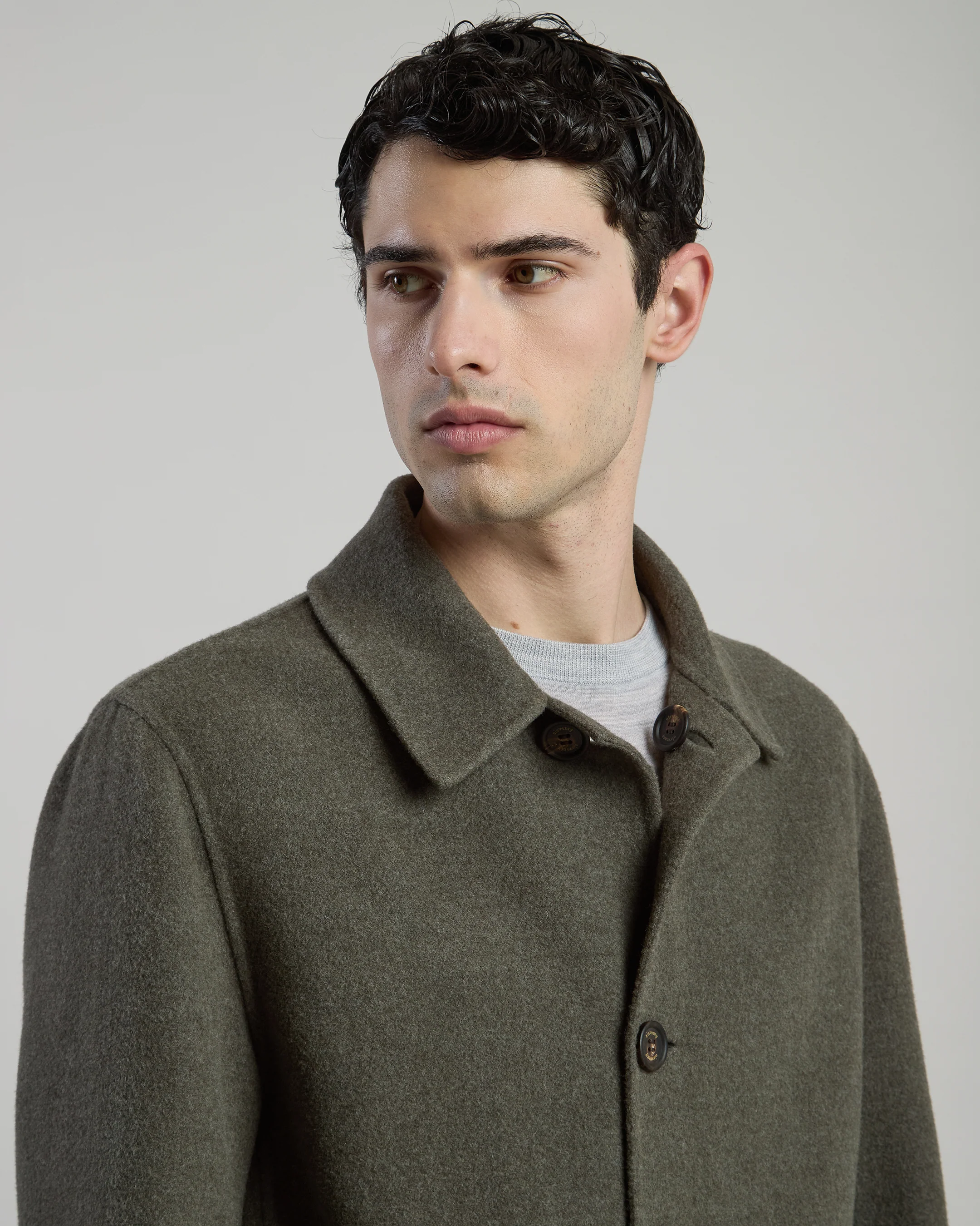 CAPPOTTO MONOPETTO REVERSIBILE LANA - Image 4