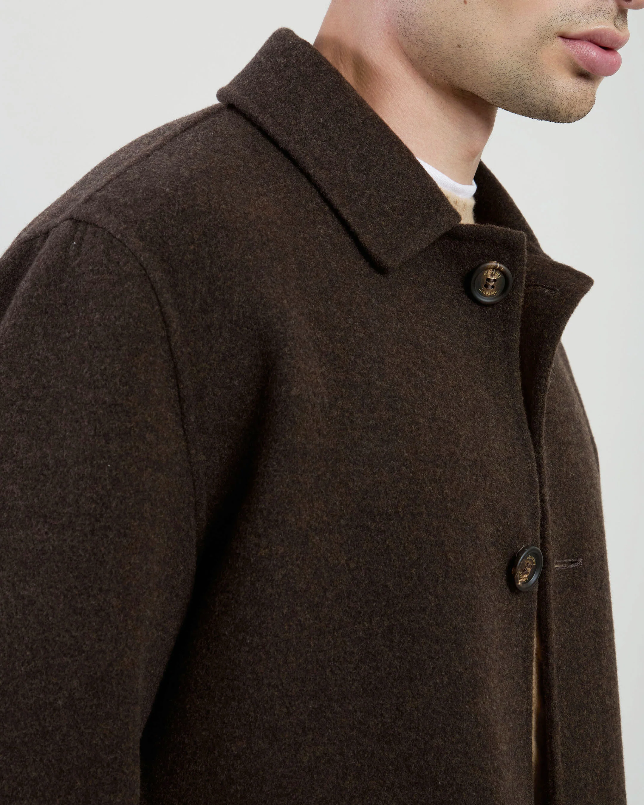 CAPPOTTO MONOPETTO REVERSIBILE LANA - Image 8