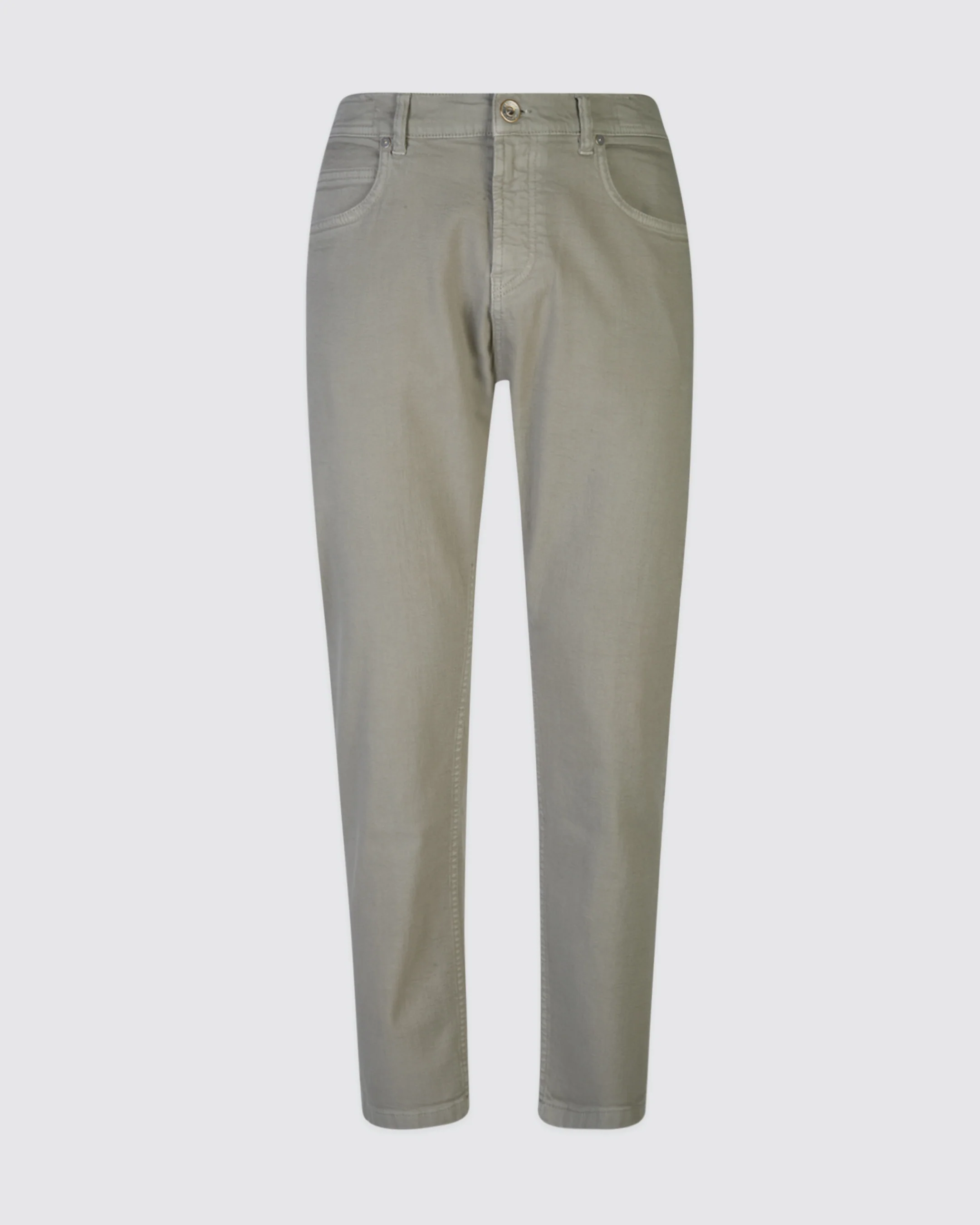 Pantalone 5 Tasche Denim Cotone Stretch Regular Fit - Image 4
