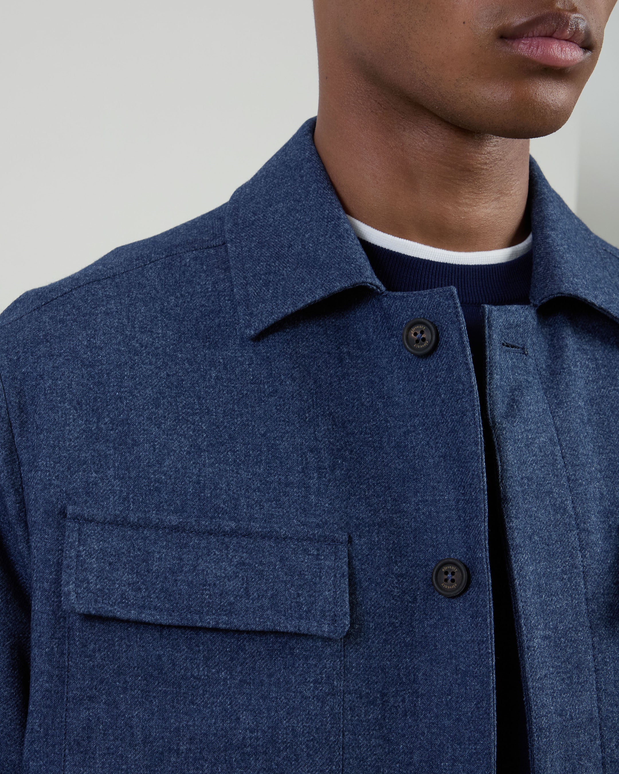GIACCA-CAMICIA LANA COTONE CASHMERE - Image 3