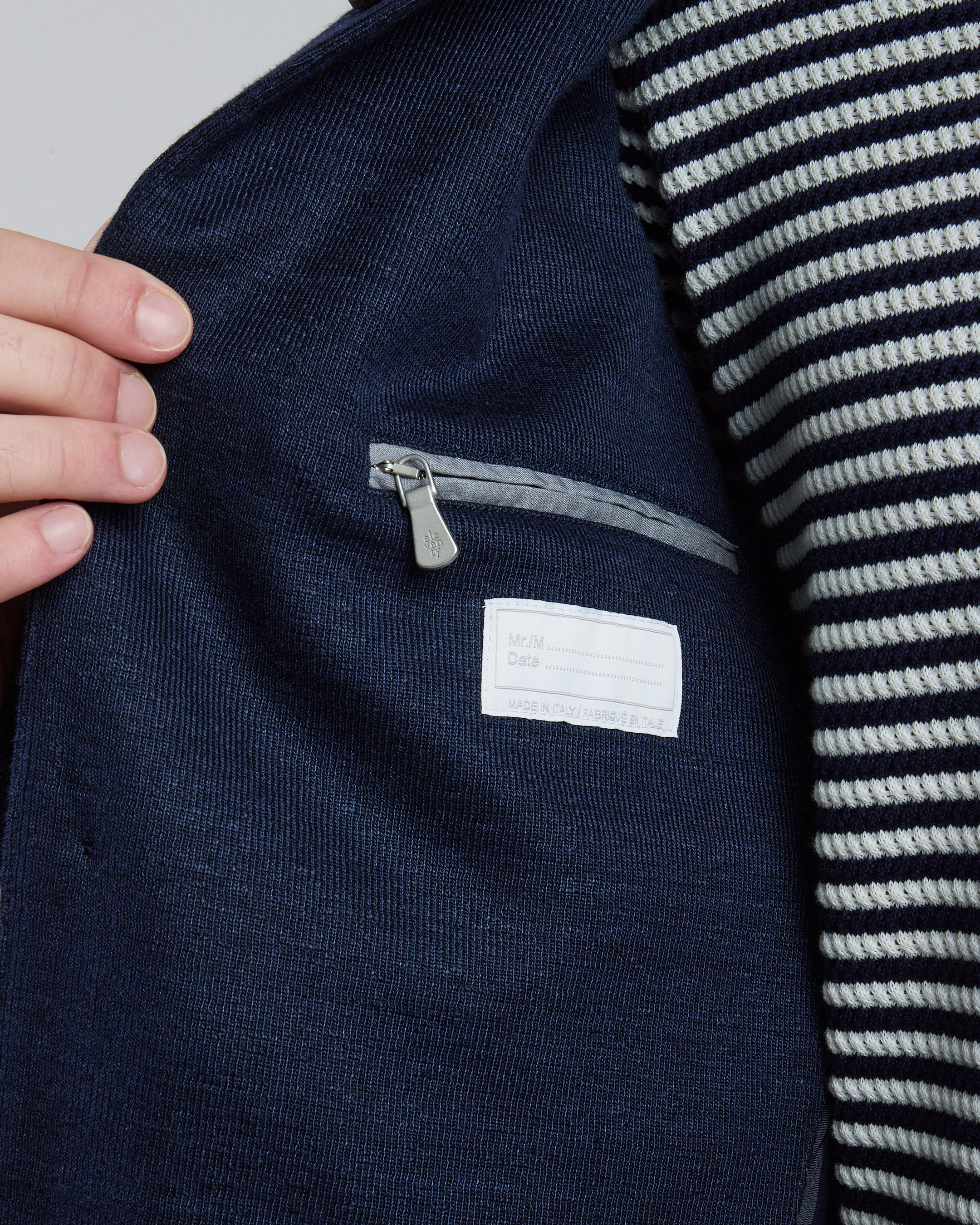 Giacca-Camicia in Lino Cotone e Tencel da Uomo - Image 4