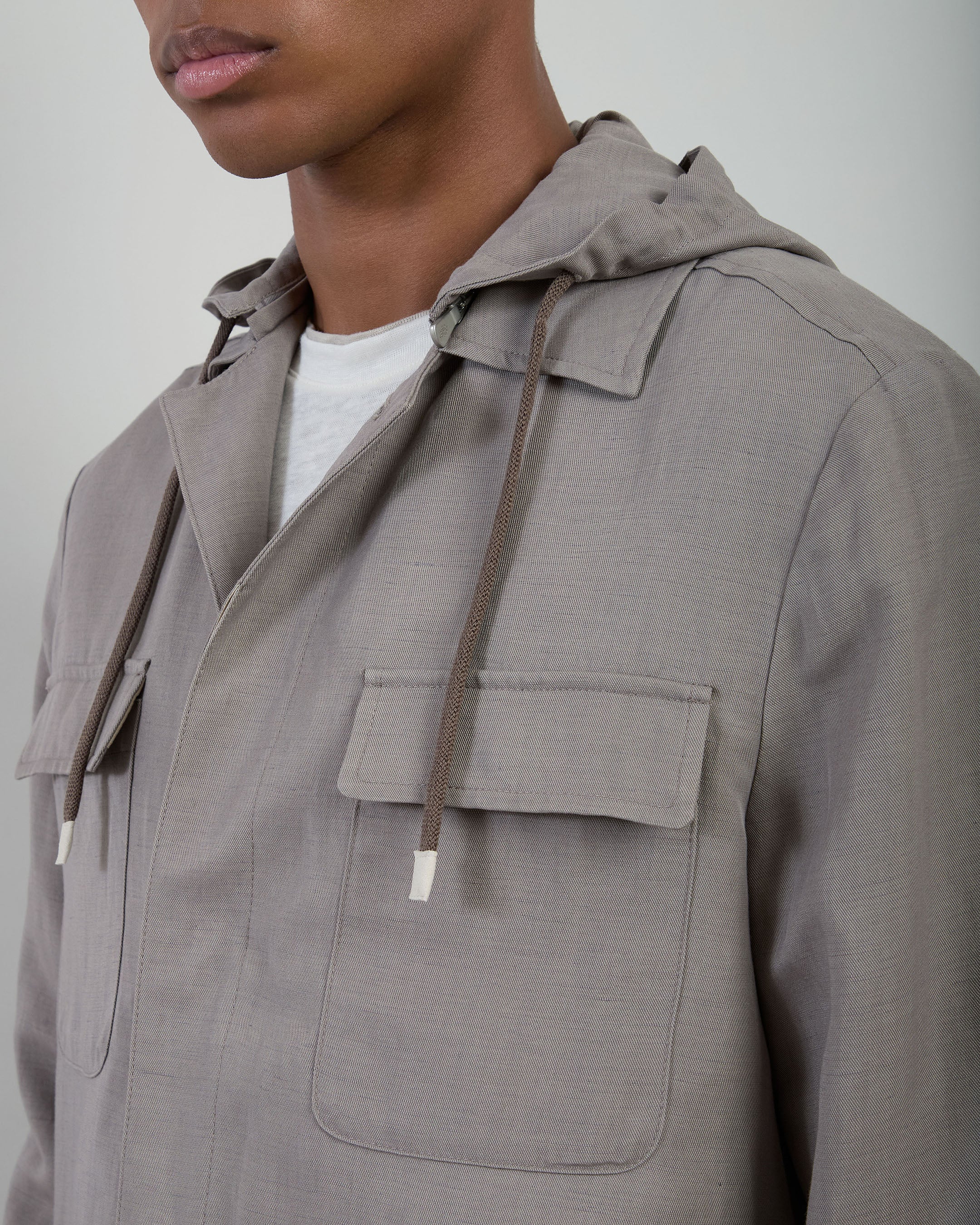 GIACCA-CAMICIA LYOCELL E LINO - Image 4