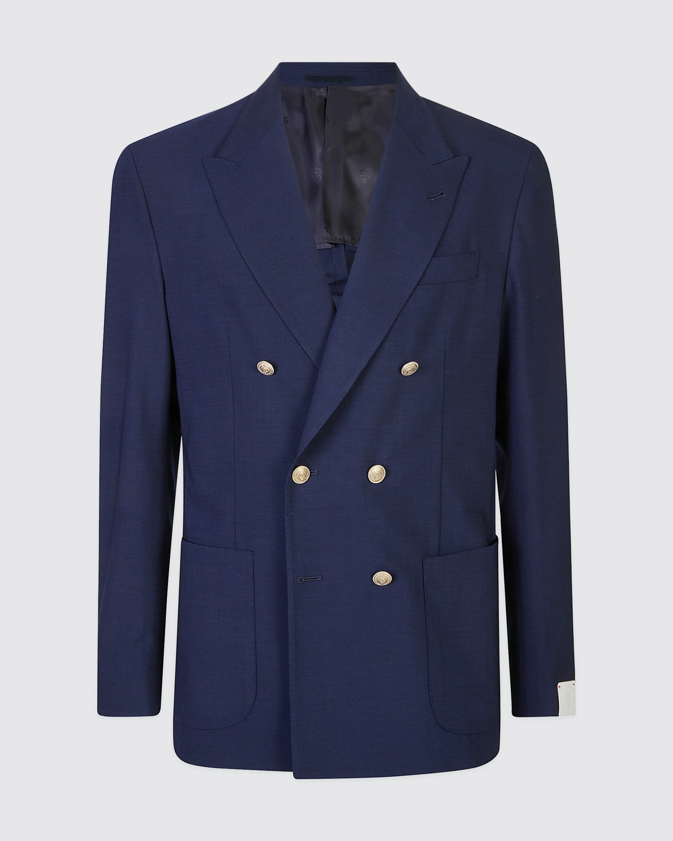 Giacca Doppiopetto in Lana Bi-Stretch Regular Fit - Image 4