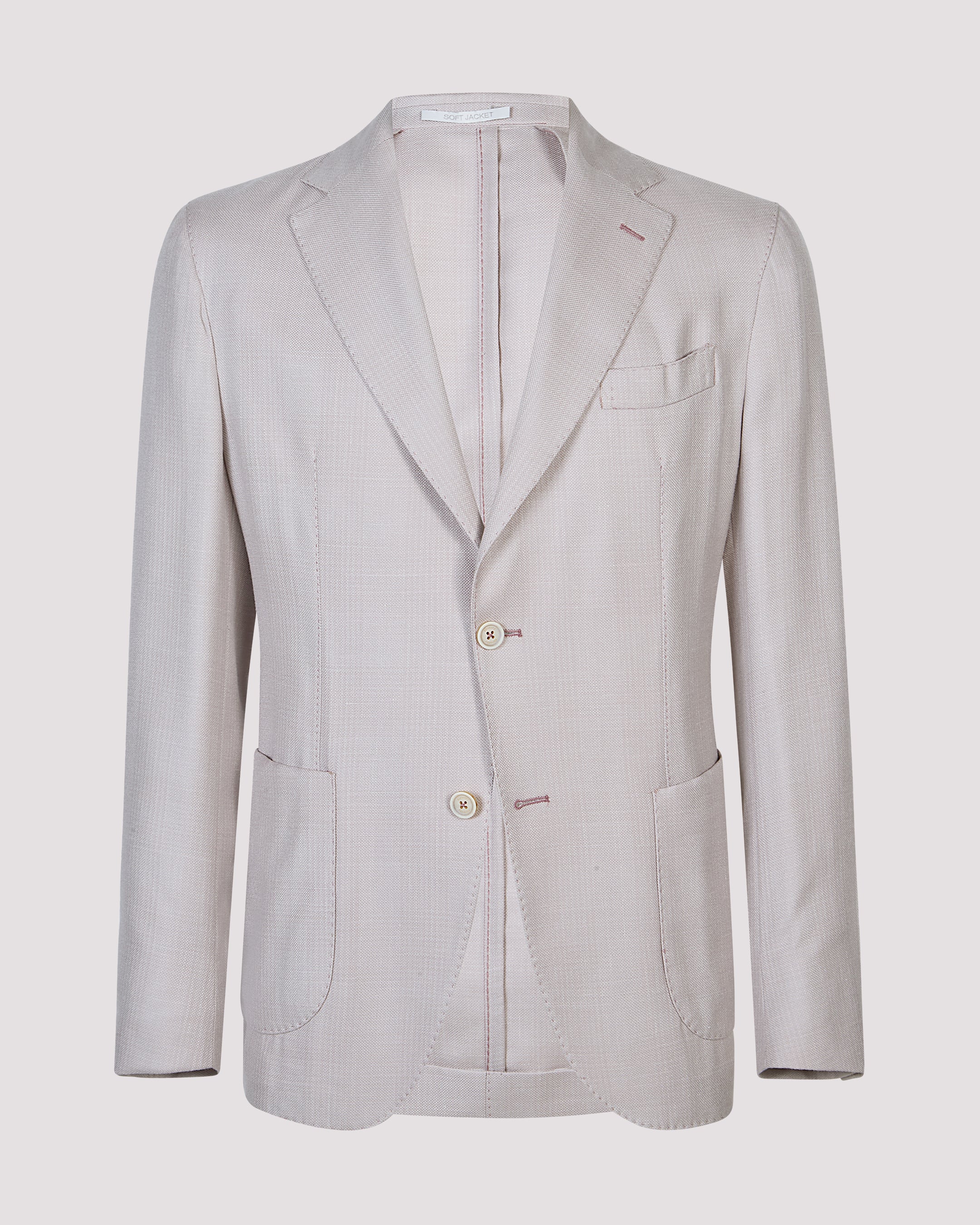 Giacca Monopetto in Cashmere Seta e Lino Slim Fit - Image 4