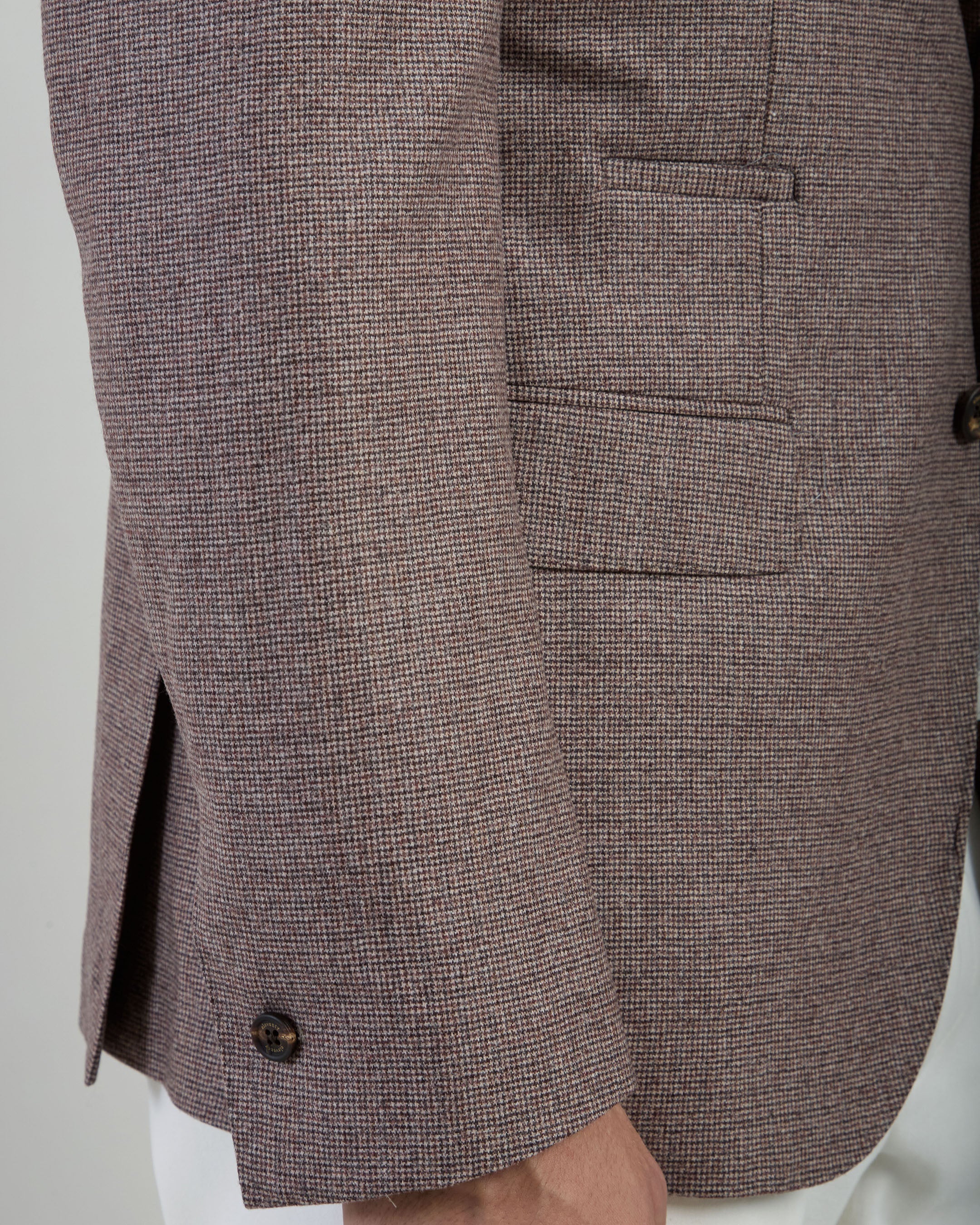 GIACCA MONOPETTO LANA SETA CASHMERE - Image 4