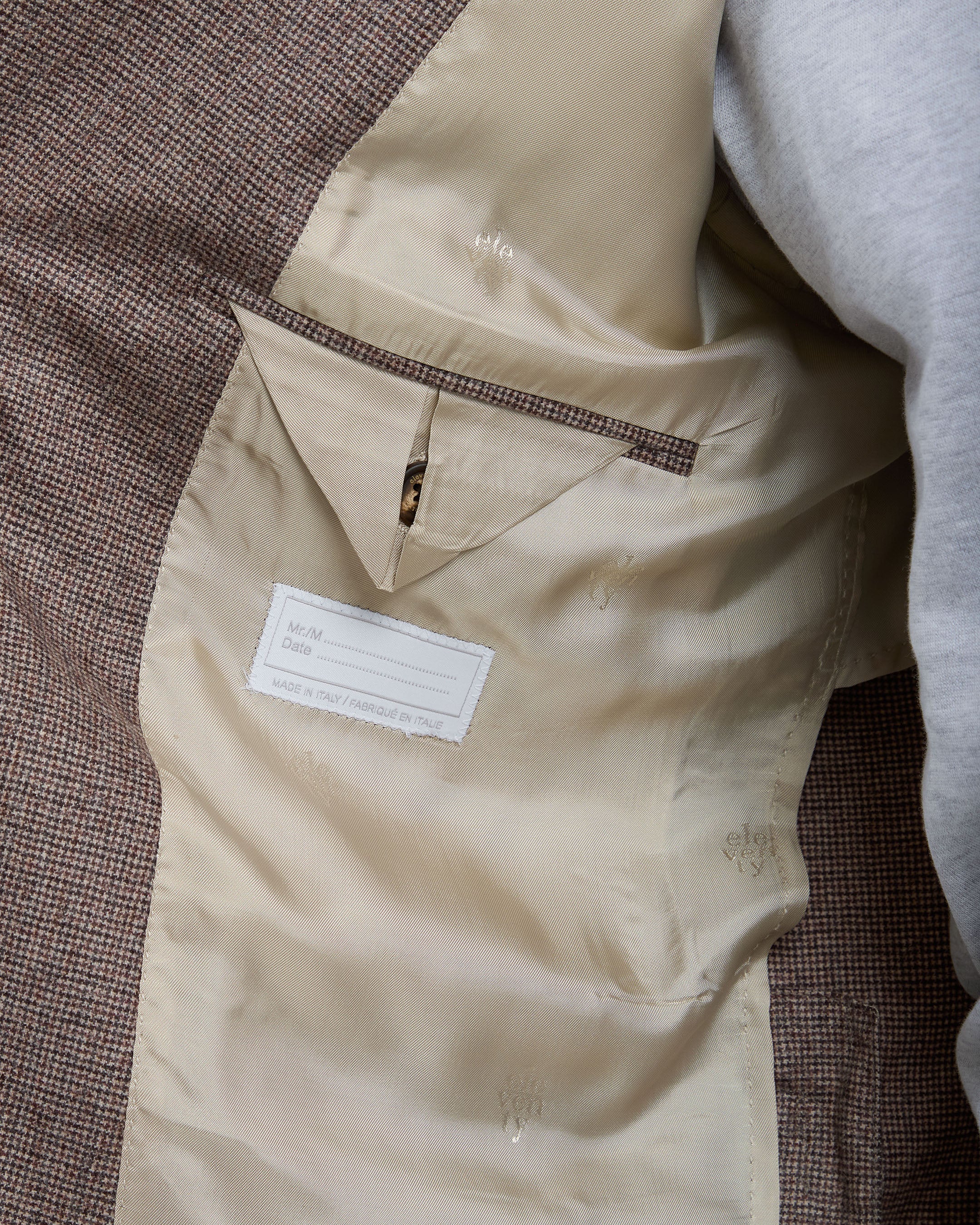 GIACCA MONOPETTO LANA SETA CASHMERE - Image 6