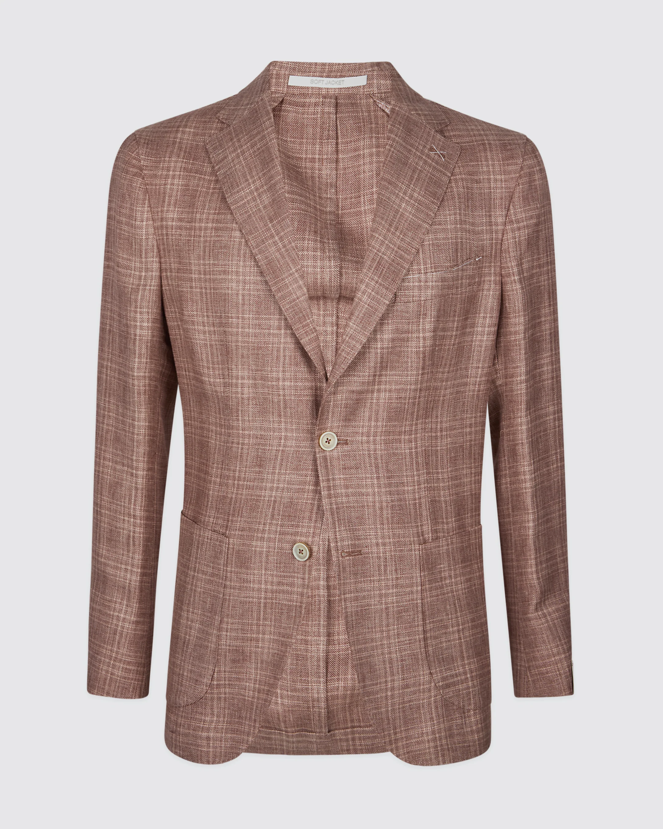 Giacca Monopetto in Lino Cashmere e Seta Slim Fit - Image 5