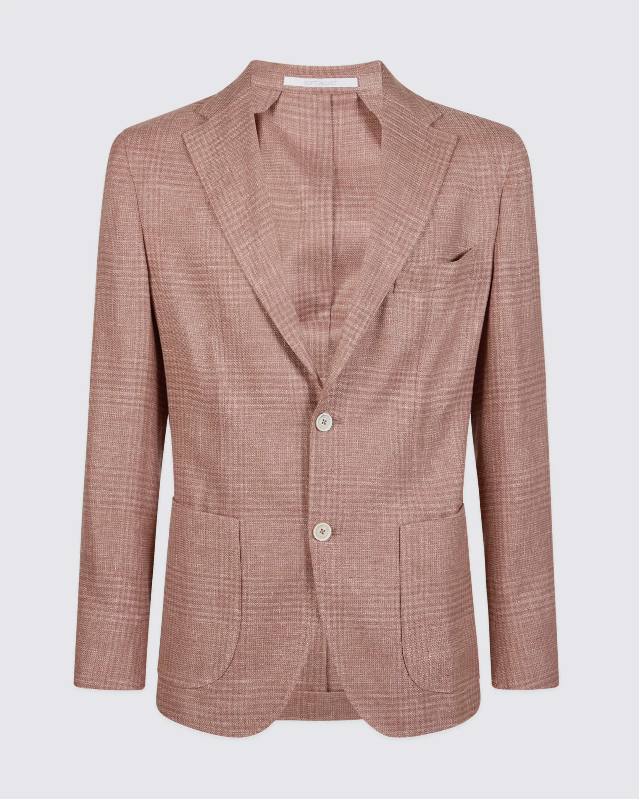 Giacca Monopetto Slim Fit in Lino Lana e Seta - Image 4