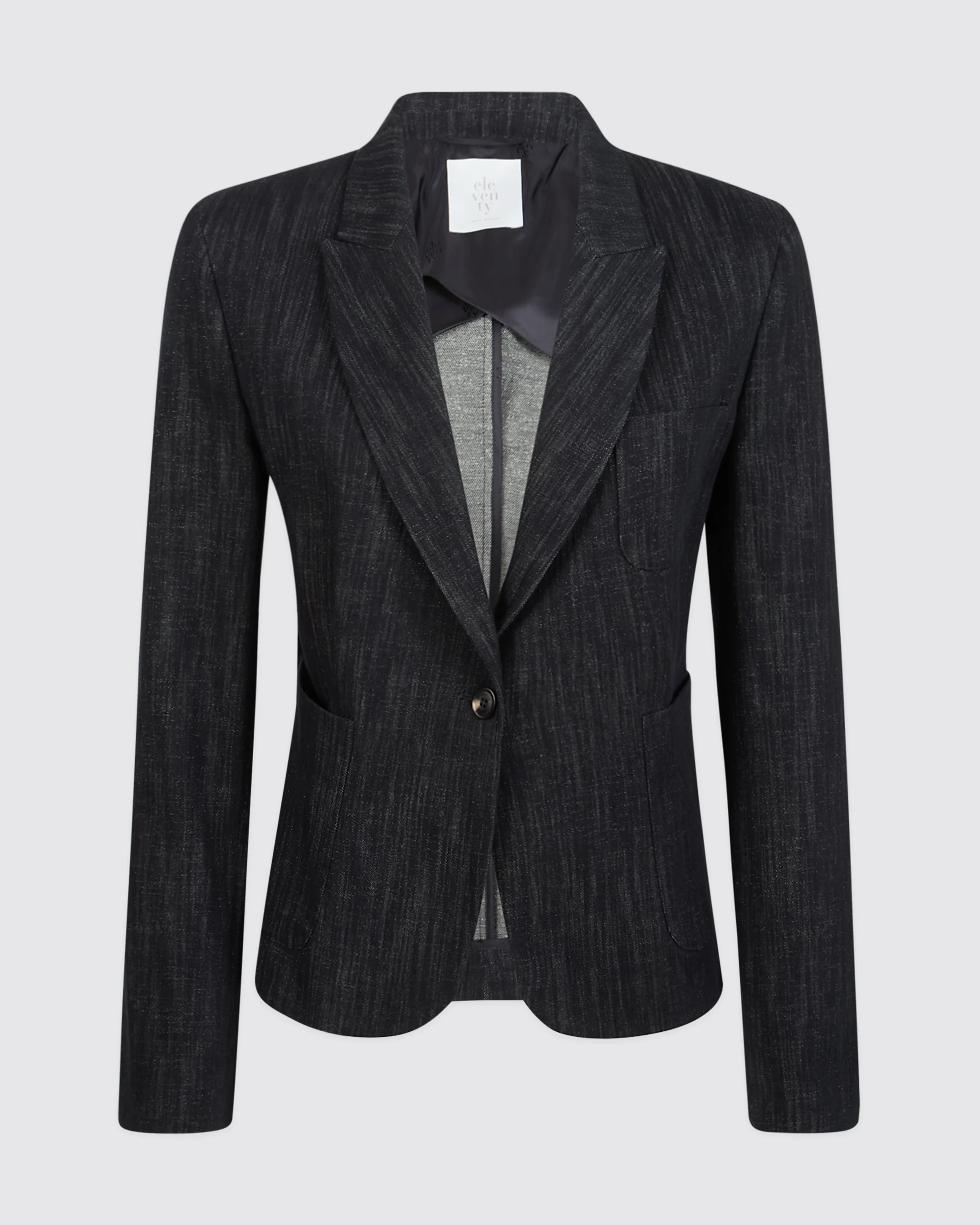 Giacca Corta in Cotone Jacquard e Lurex da Donna - Image 4