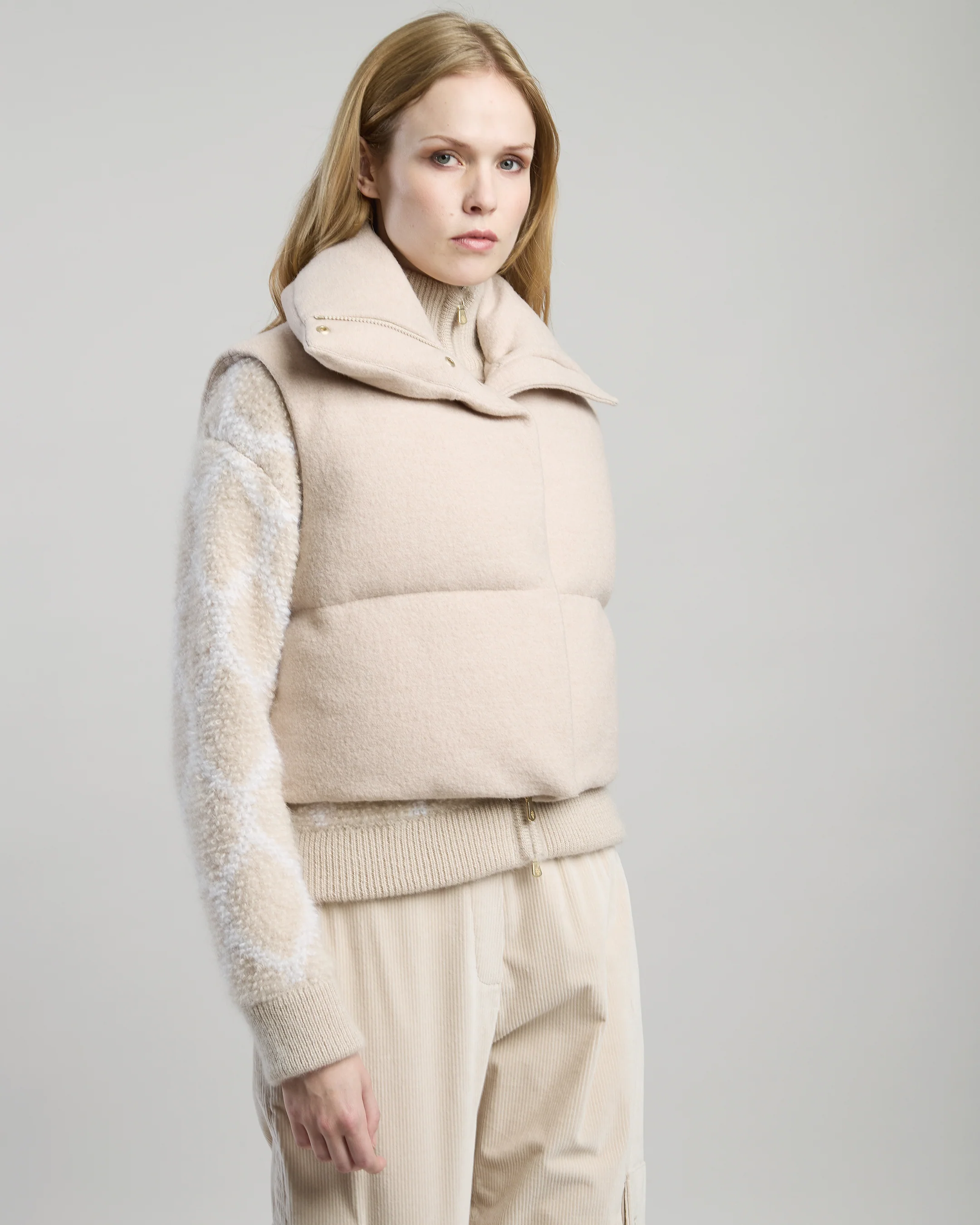 GILET LANA MULINE'