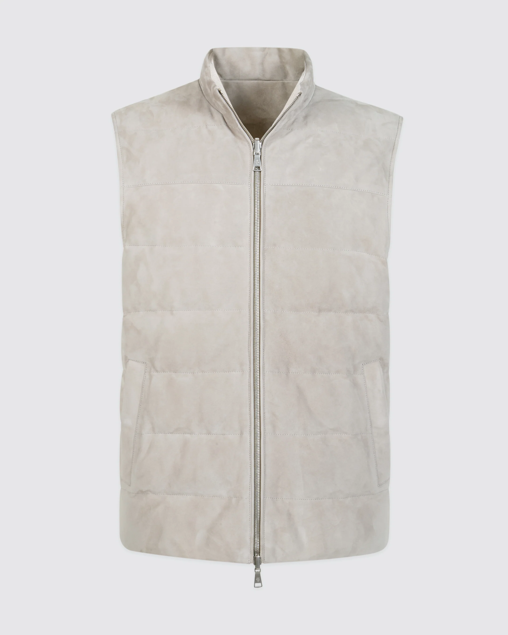 Gilet Reversibile in Suede e Jersey Costa Inglese - Image 6