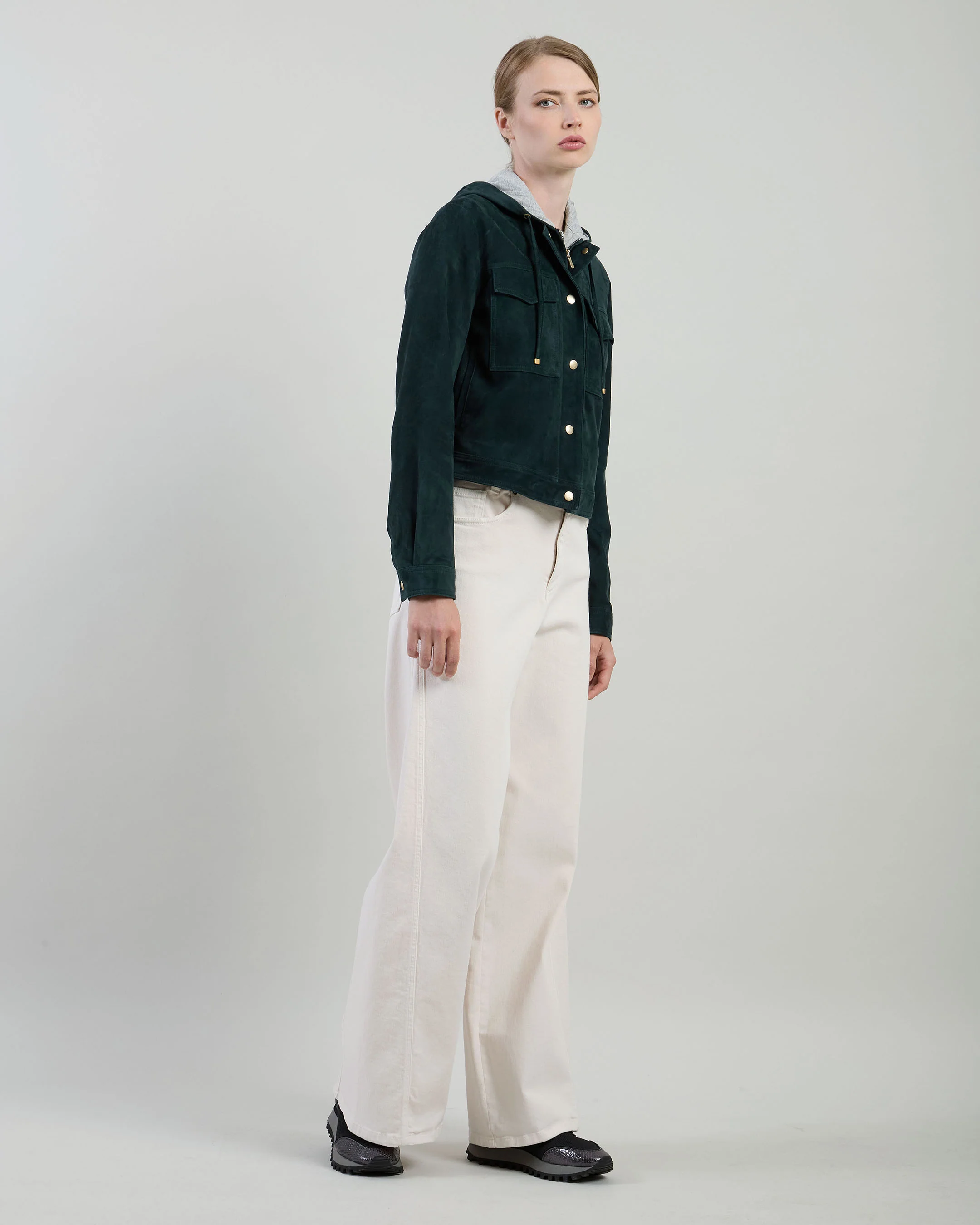 GIUBBINO IN PELLE SUEDE - Image 7