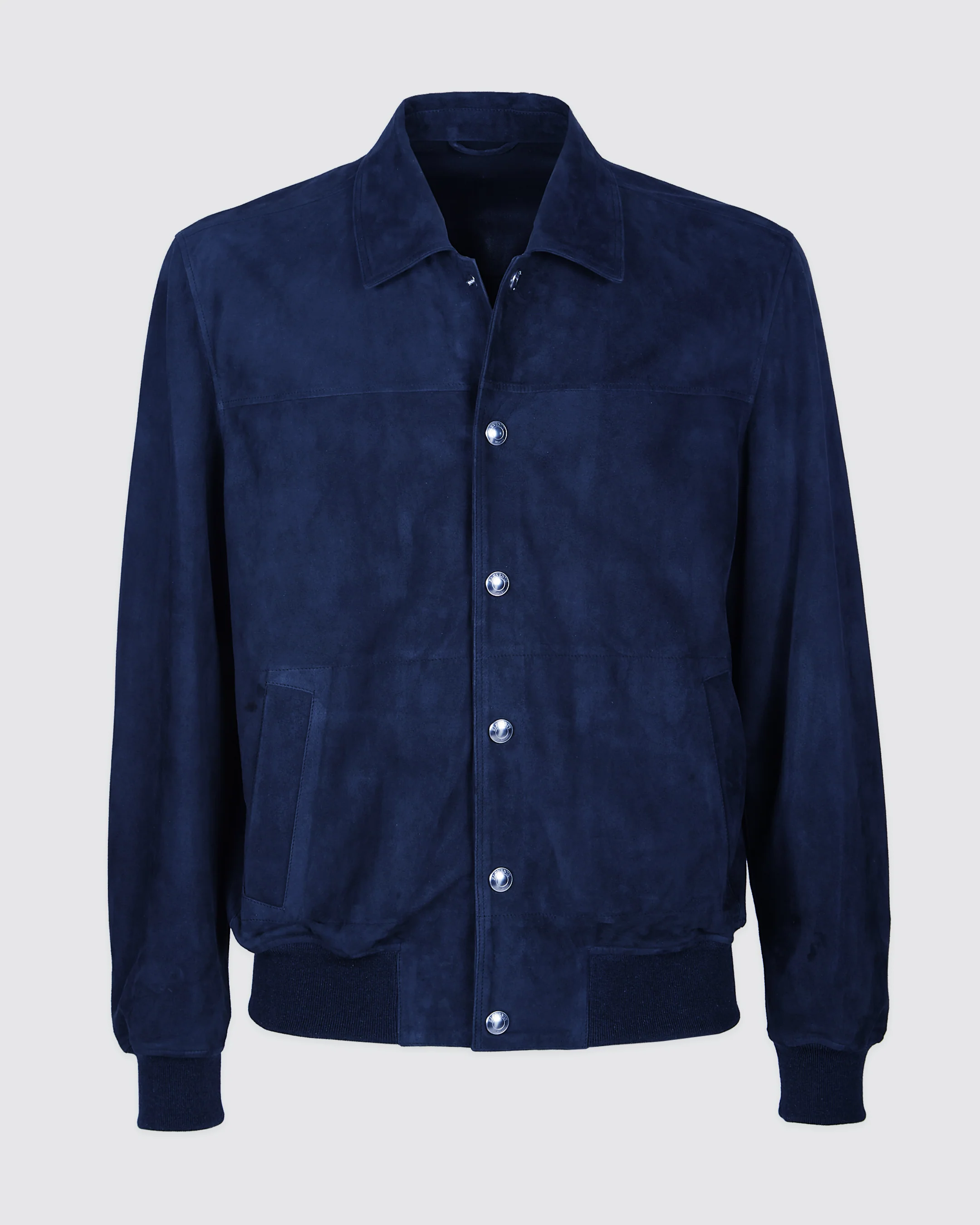 Giubbino Varsity in Suede Nappato e Pelle Scamosciata - Image 5