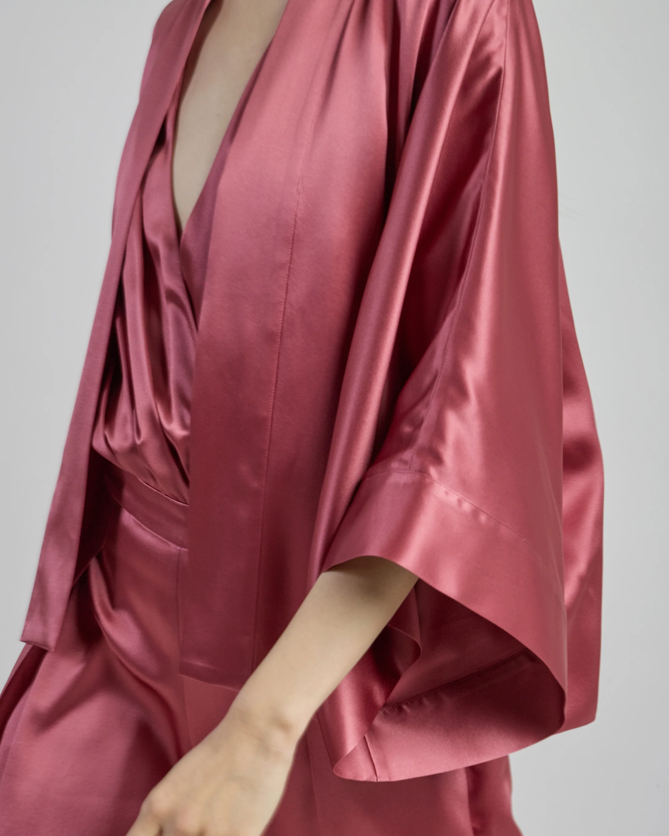Kimono Corto in Doppio Raso di Seta Comasca - Image 3