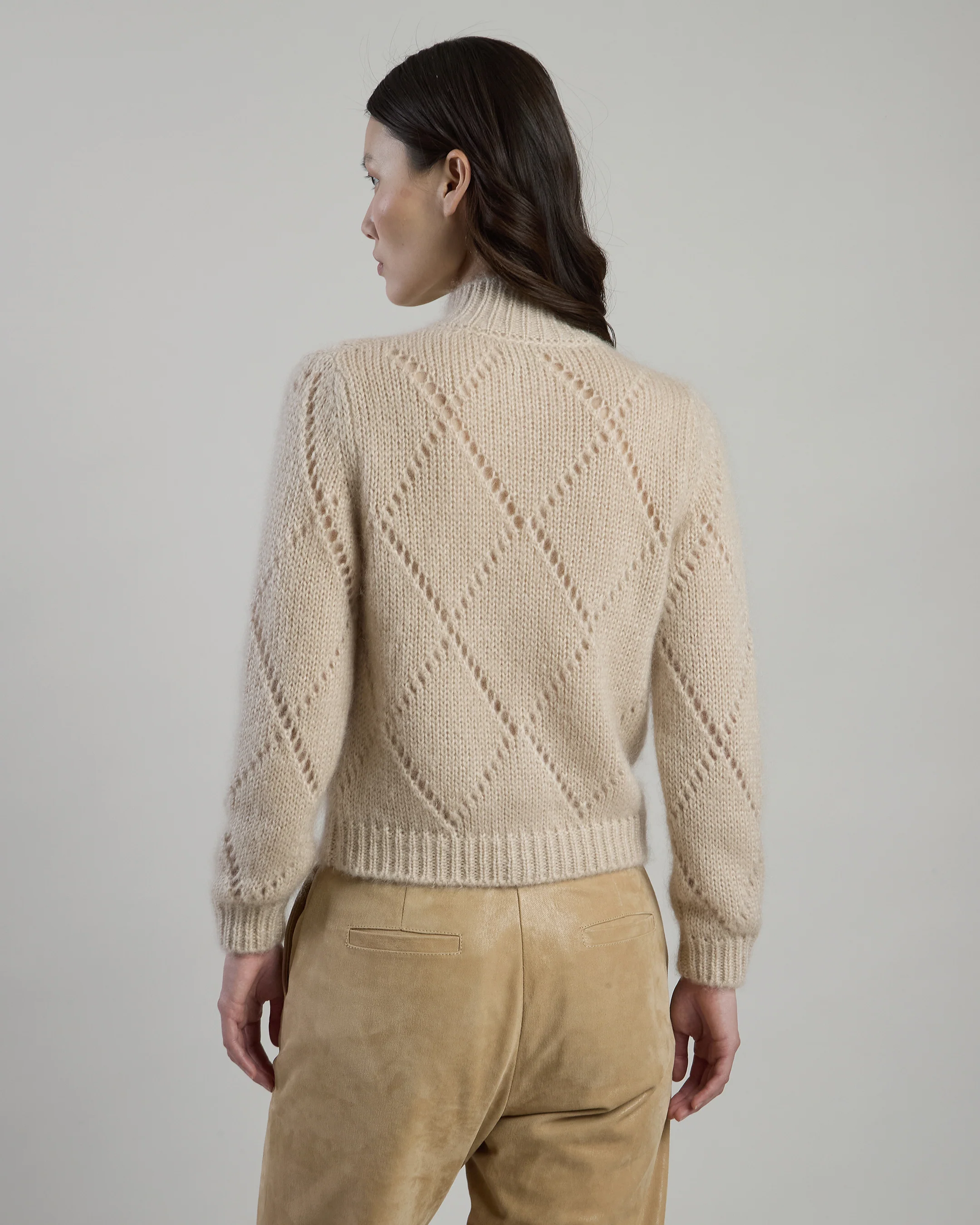 MAGLIA FULL ZIP KID MOHAIR SETA - Image 2