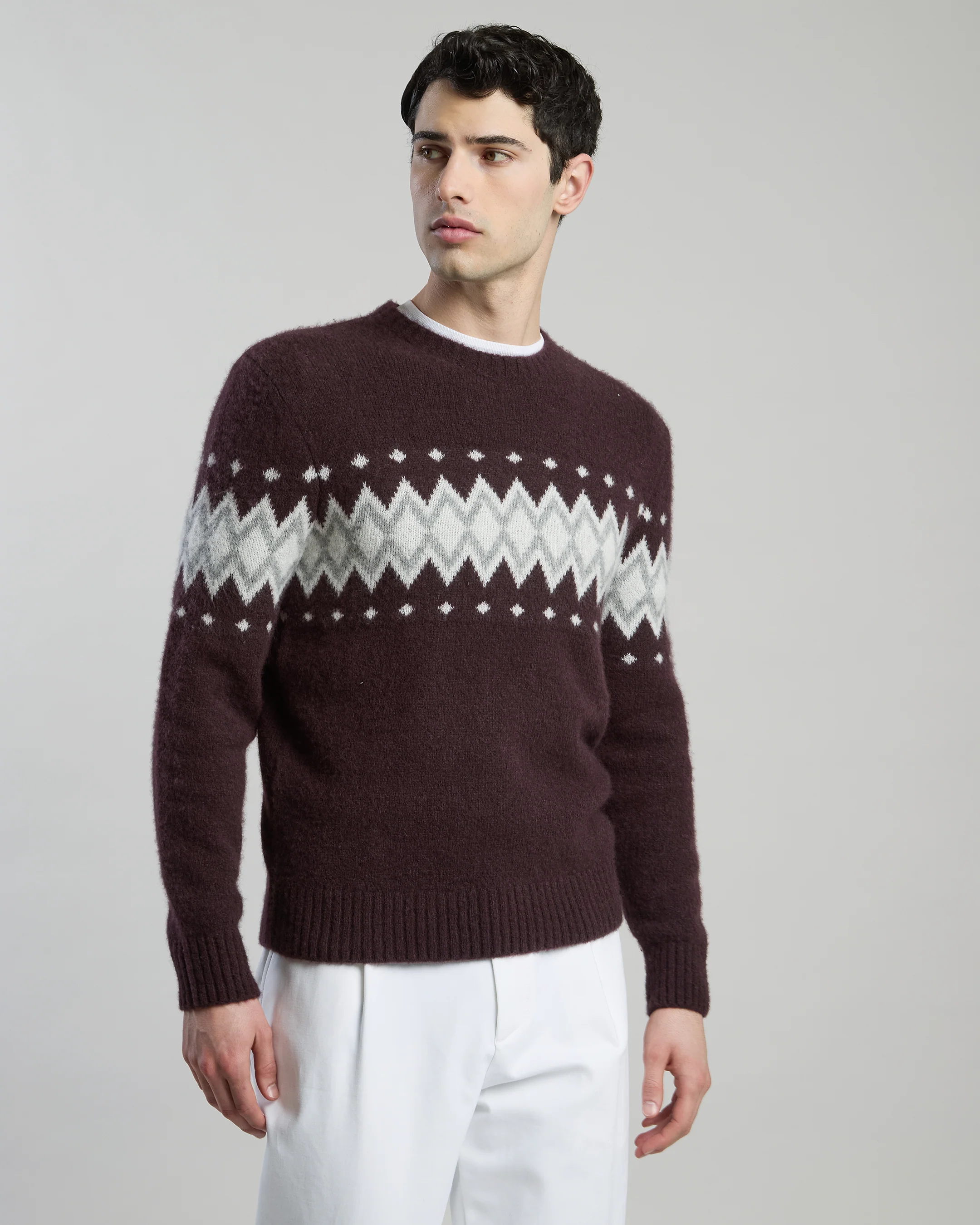 MAGLIA GIROCOLLO CASHMERE SETA
