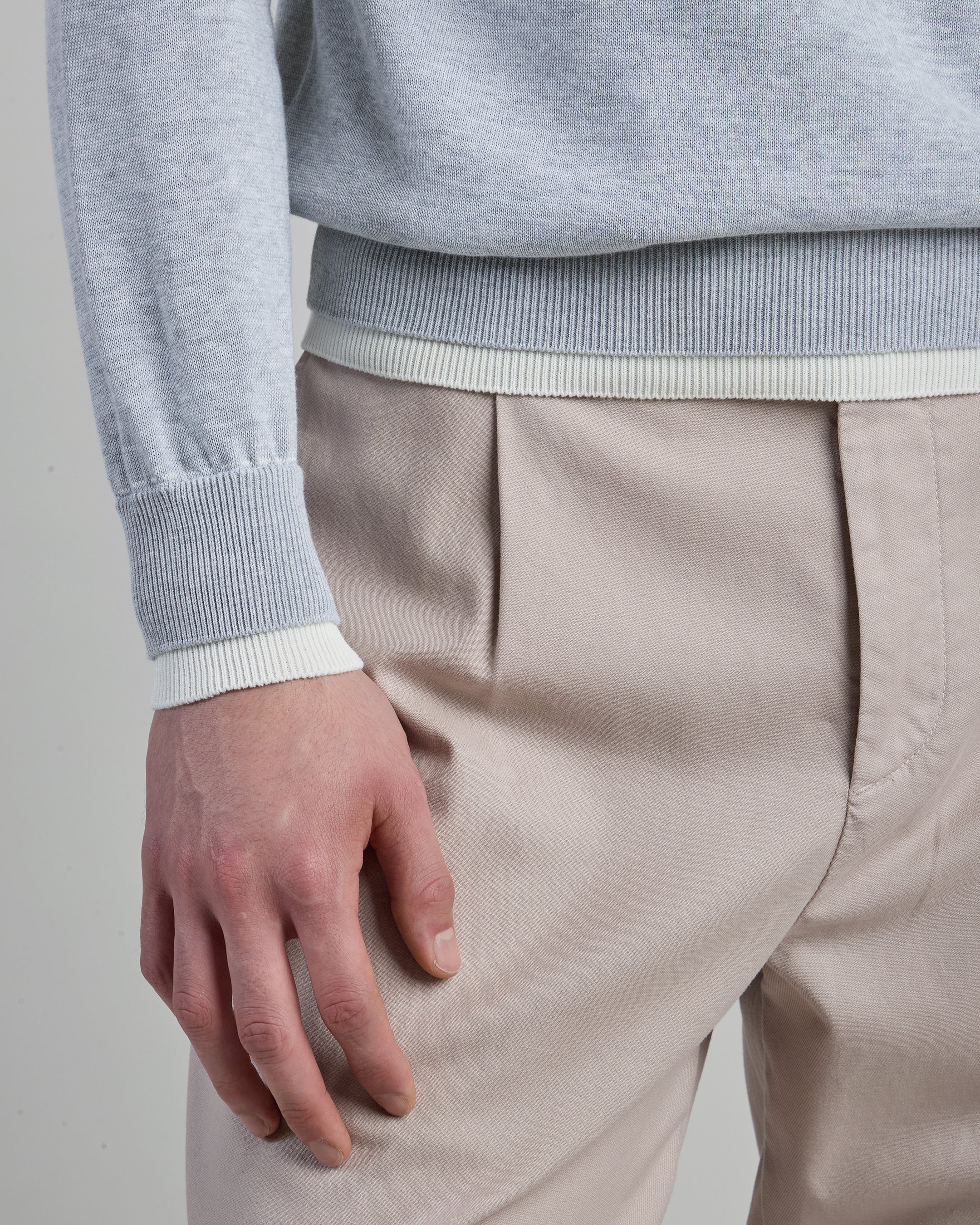 Maglia Girocollo in Cotone Finezza 12 da Uomo - Image 4