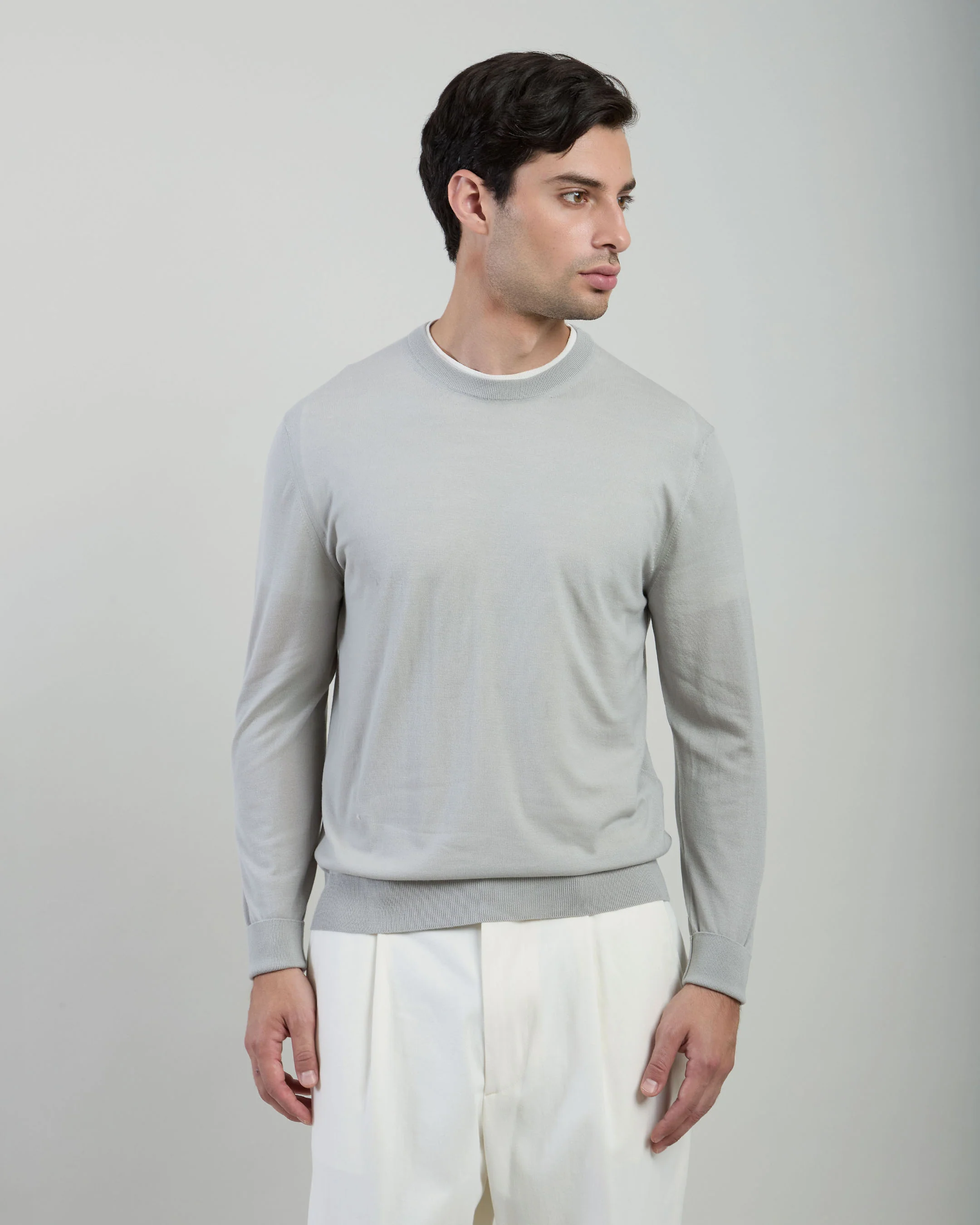 MAGLIA GIROCOLLO LANA 14 MICRON - Image 4