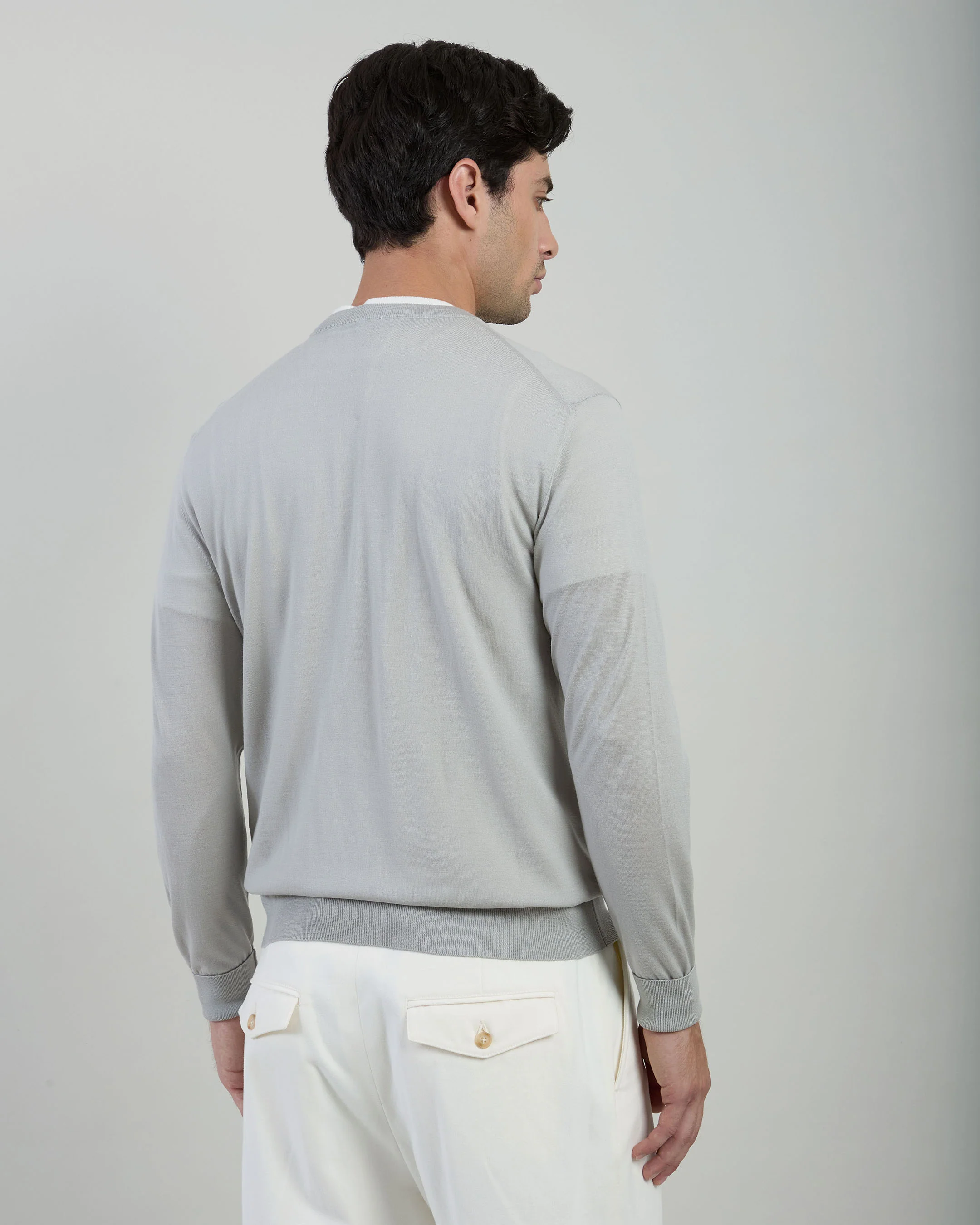 MAGLIA GIROCOLLO LANA 14 MICRON - Image 5
