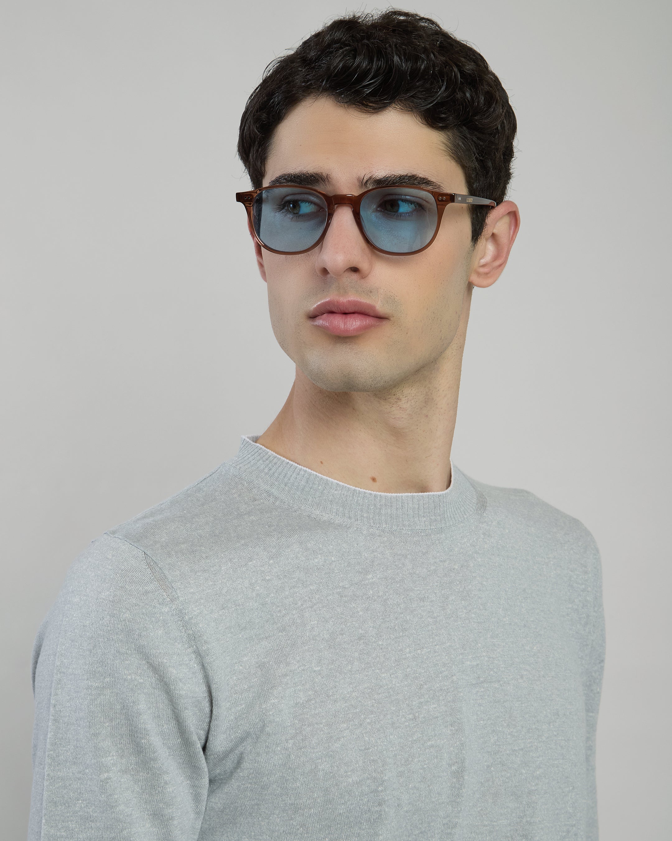 Maglia Girocollo Uomo in Lino e Cotone Finezza 16 - Image 3