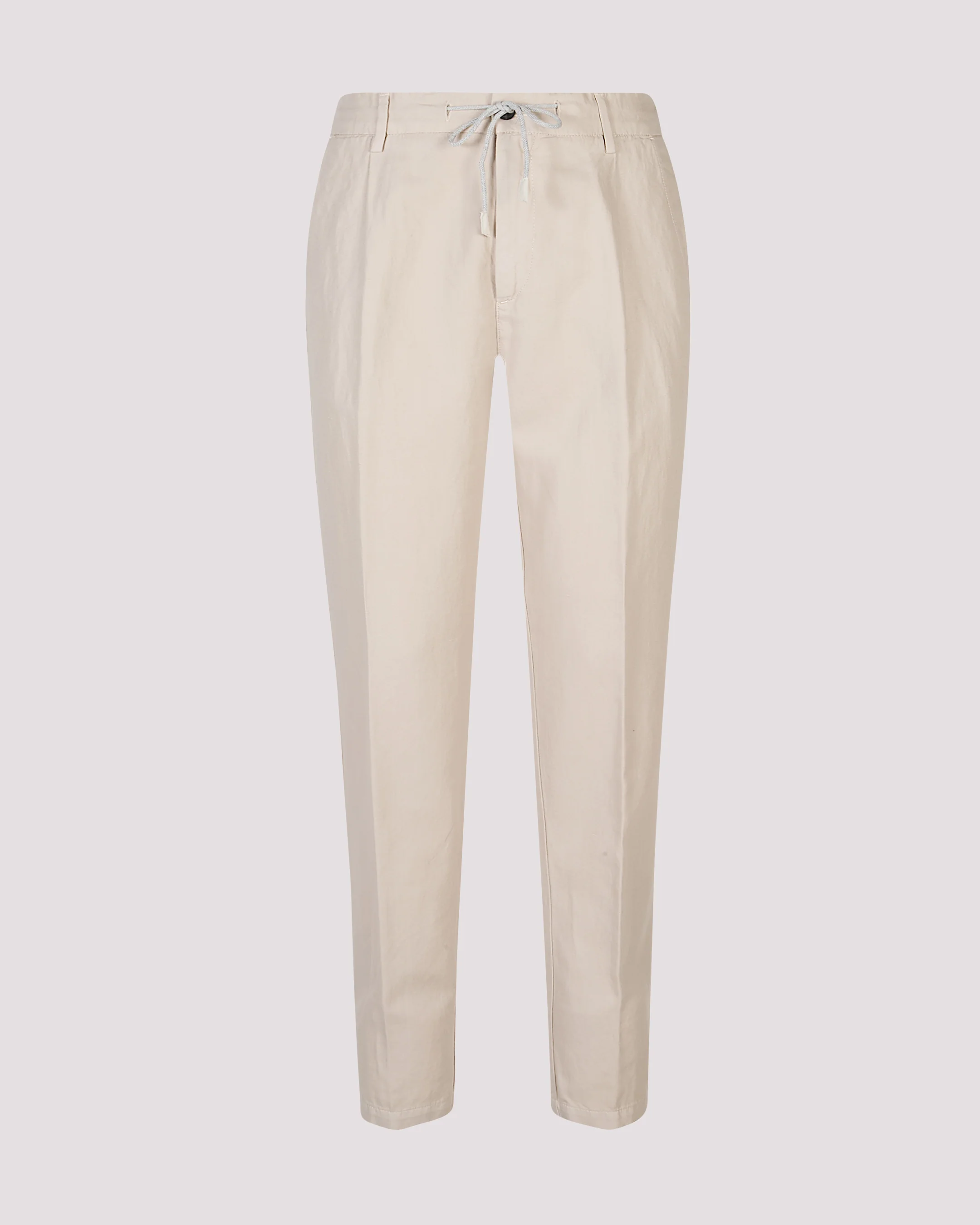Pantalone Jogger Uomo in Cotone e Lino con Pinces - Image 5