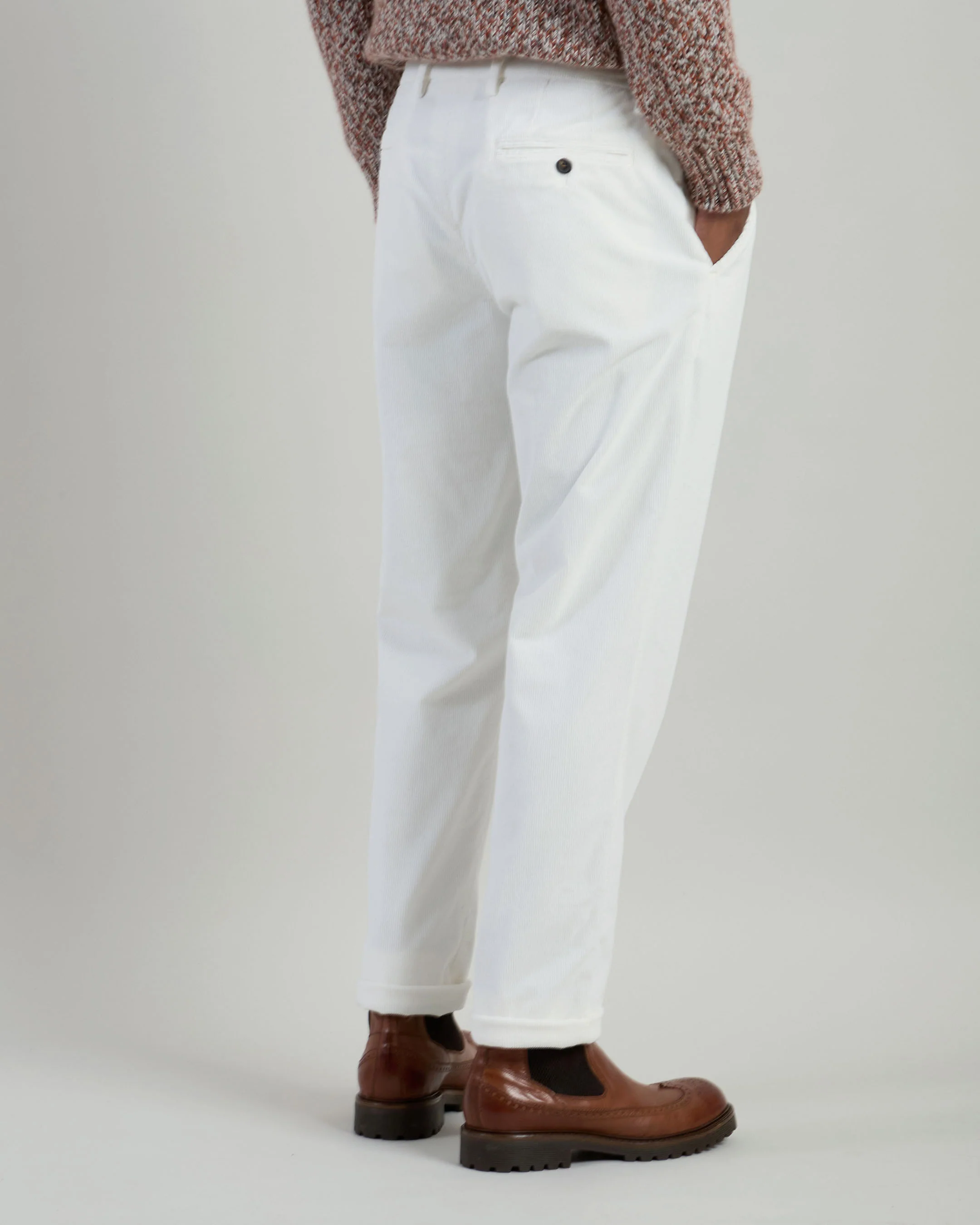 PANTALONE COTONE MODAL VELLUTO - Image 2