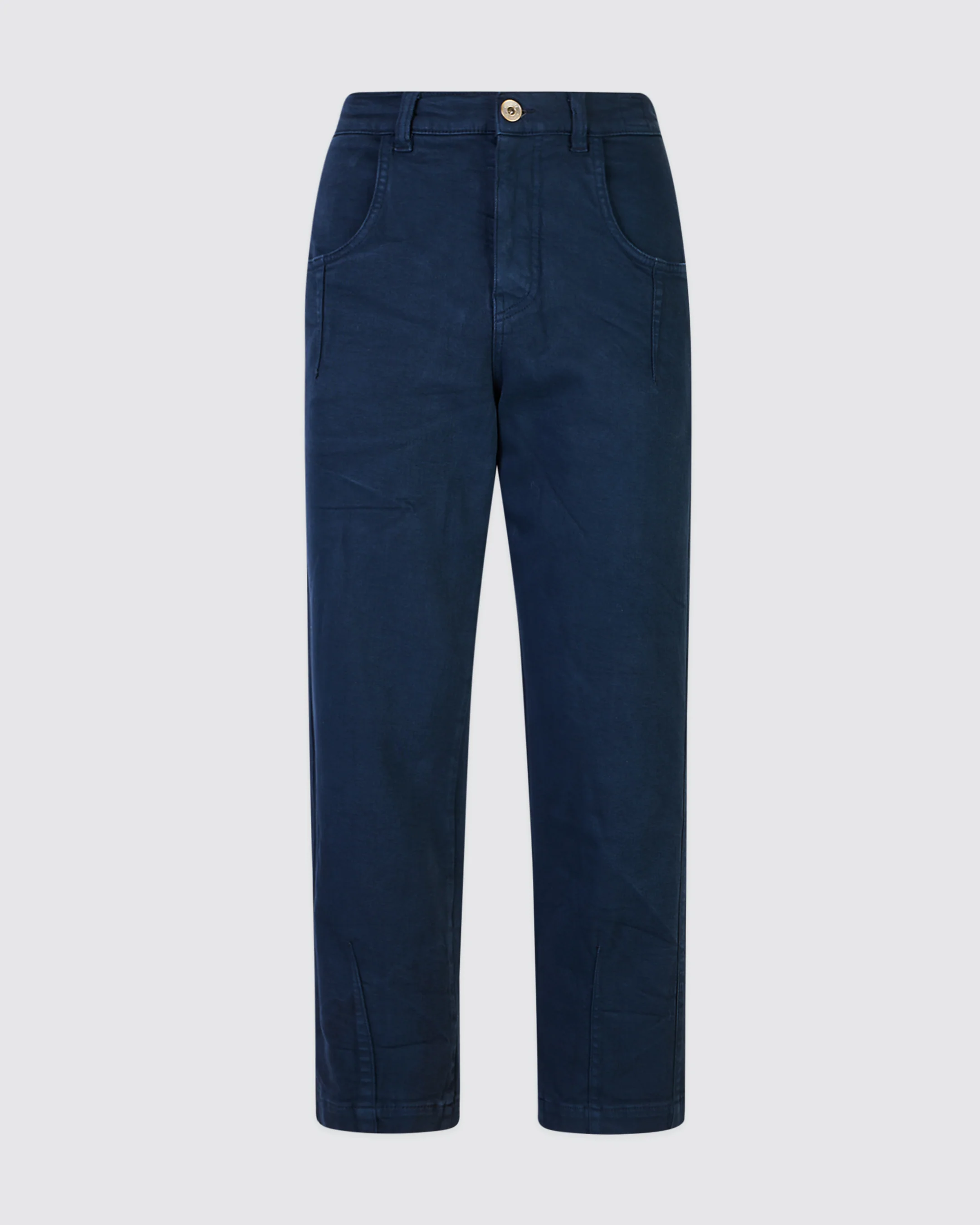 Pantalone Donna in Cotone Stretch con Pinces - Image 5