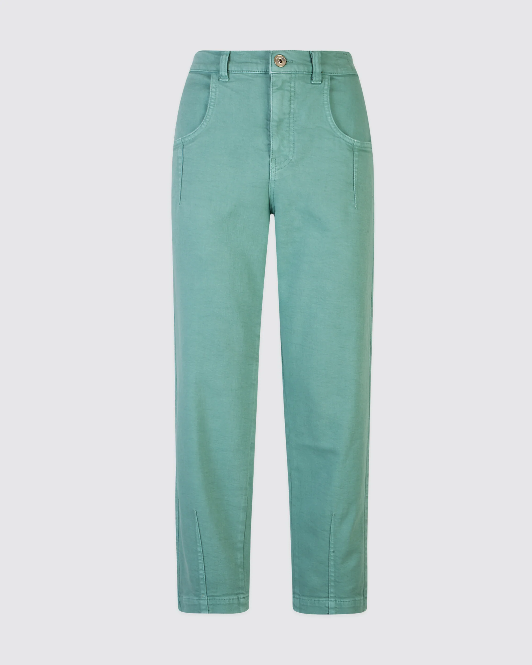 Pantalone Donna in Cotone Stretch con Pinces - Image 6
