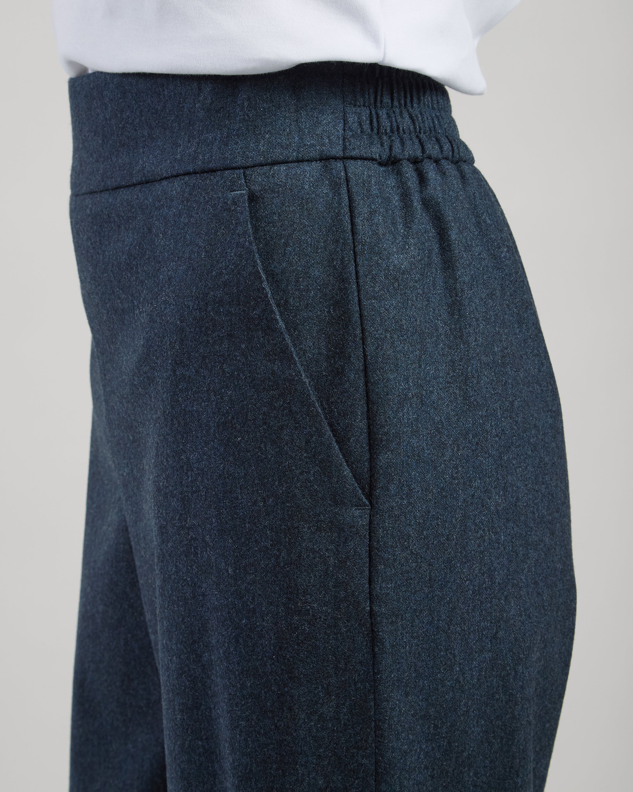 PANTALONE LANA CASHMERE STRETCH UNITA - Image 3