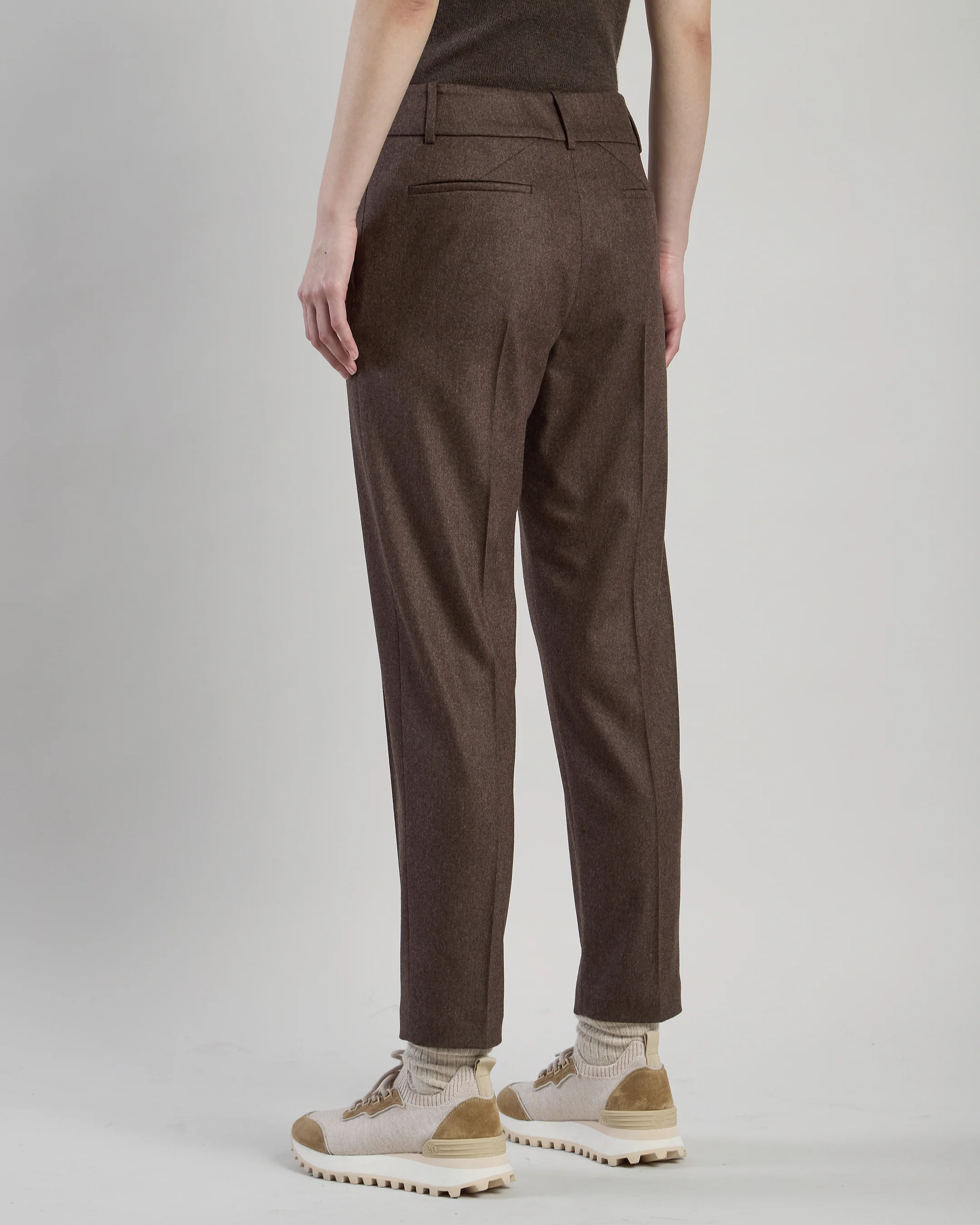 PANTALONE LANA CASHMERE STRETCH UNITA - Image 2