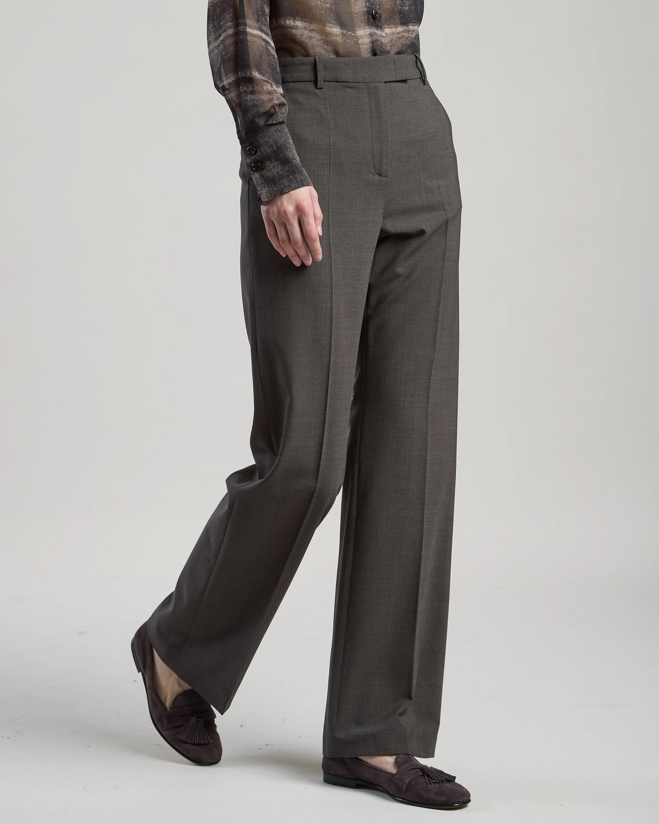PANTALONE LANA UNITA MELANGE