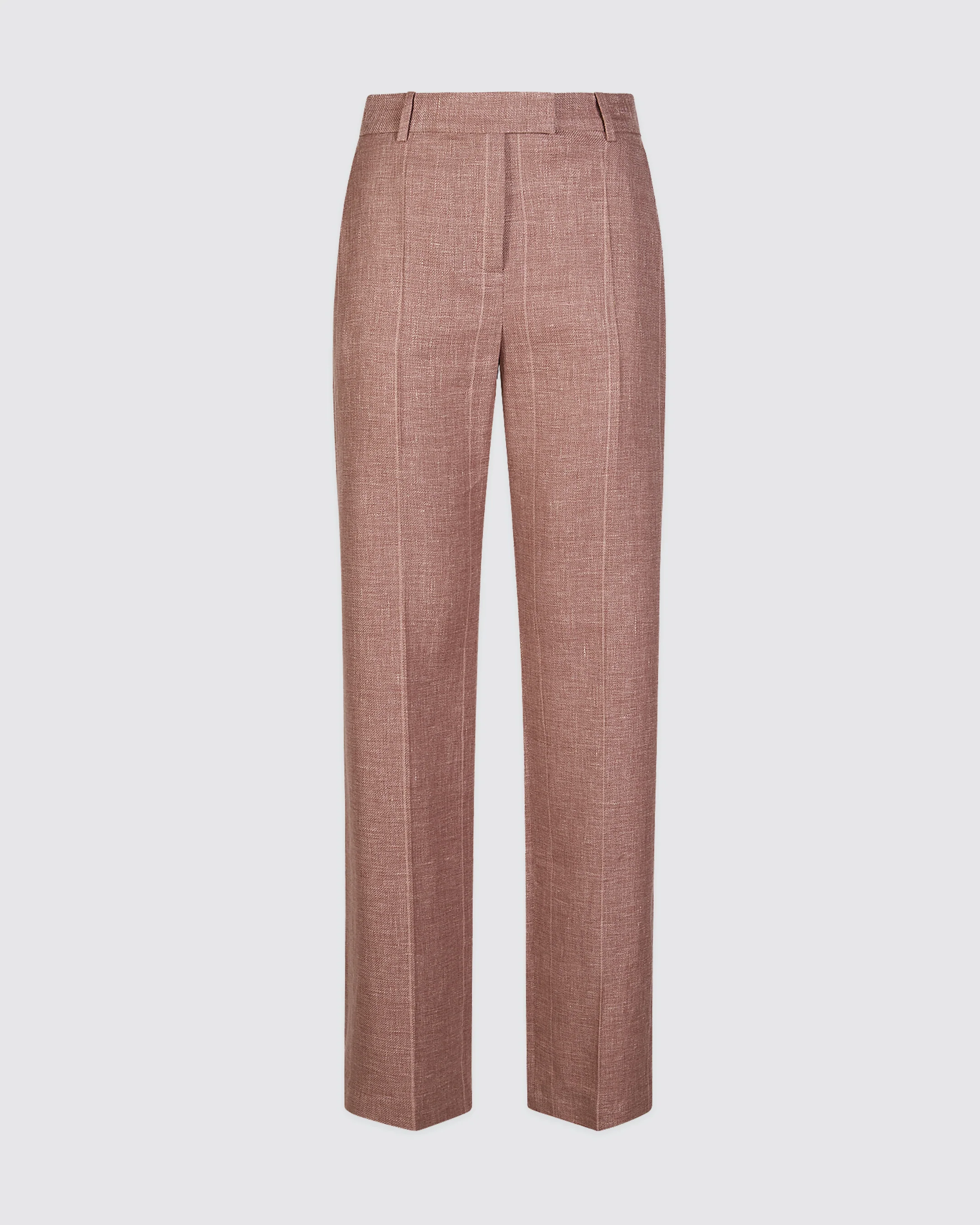 Pantalone Donna Gamba Dritta in Lino Lana e Seta - Image 4