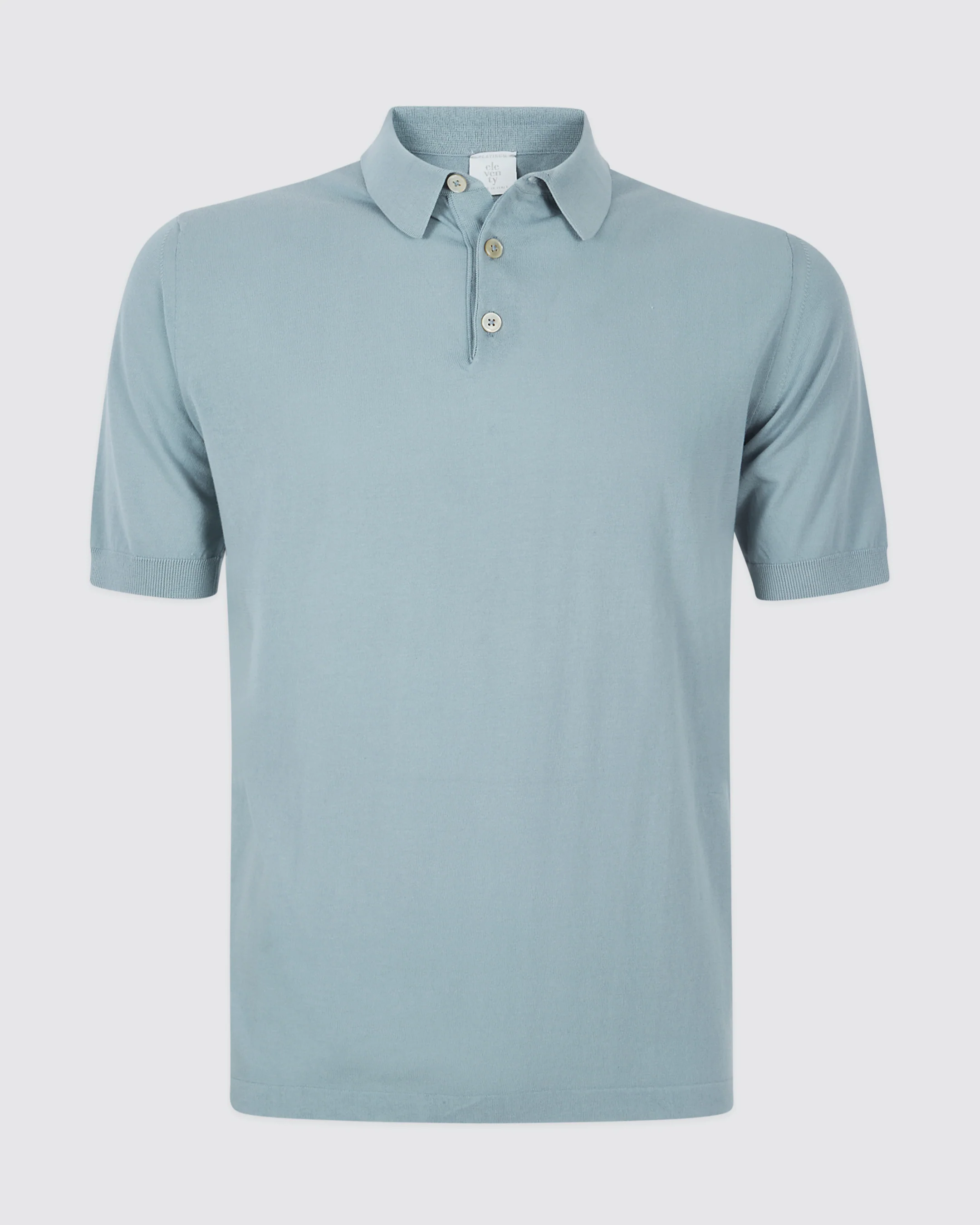 Polo in Maglia di Cotone Crepe a Mezza Manica - Image 8