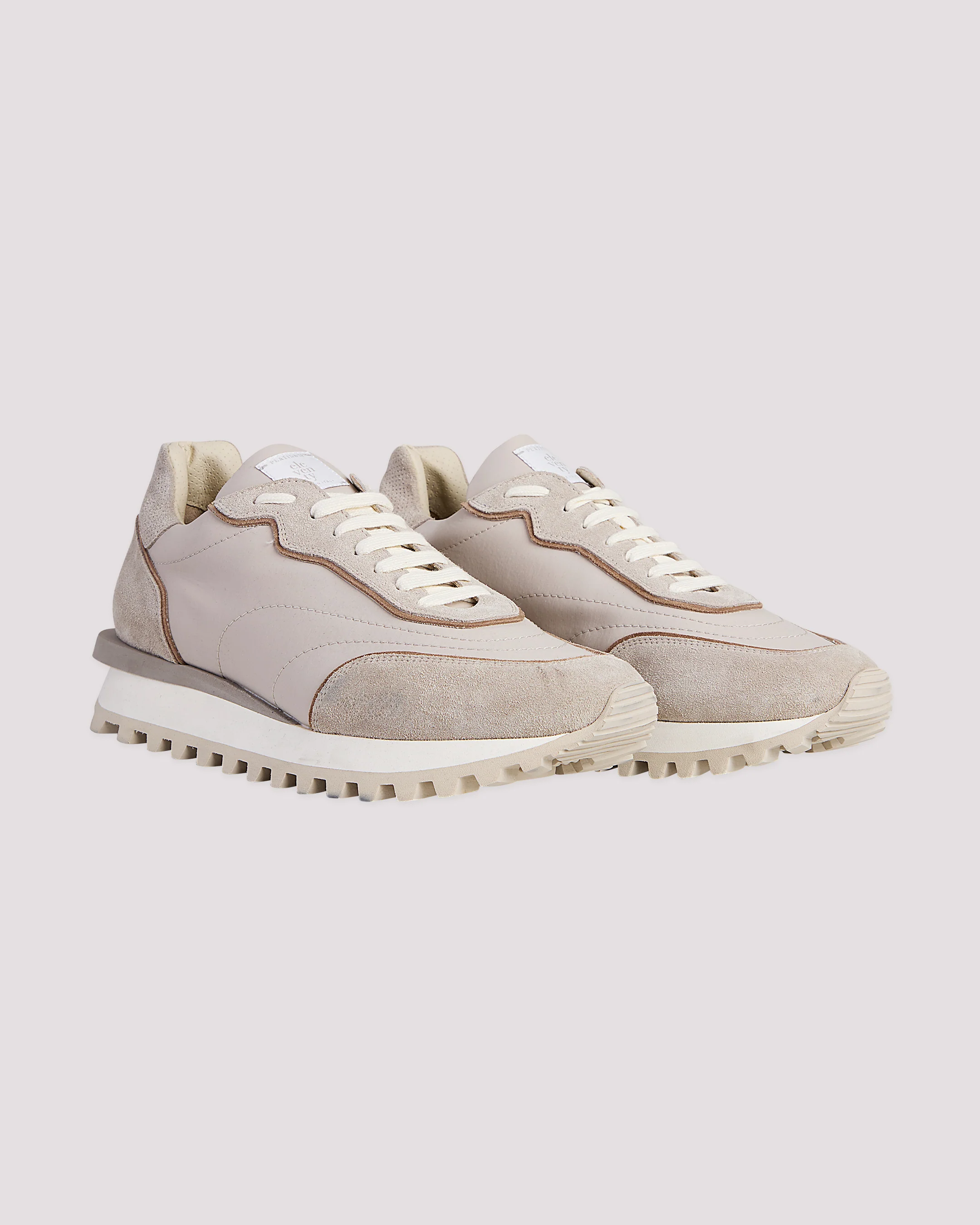 SCARPA LANA NYLON E PELLE VITELLO SCAMOSCIATA