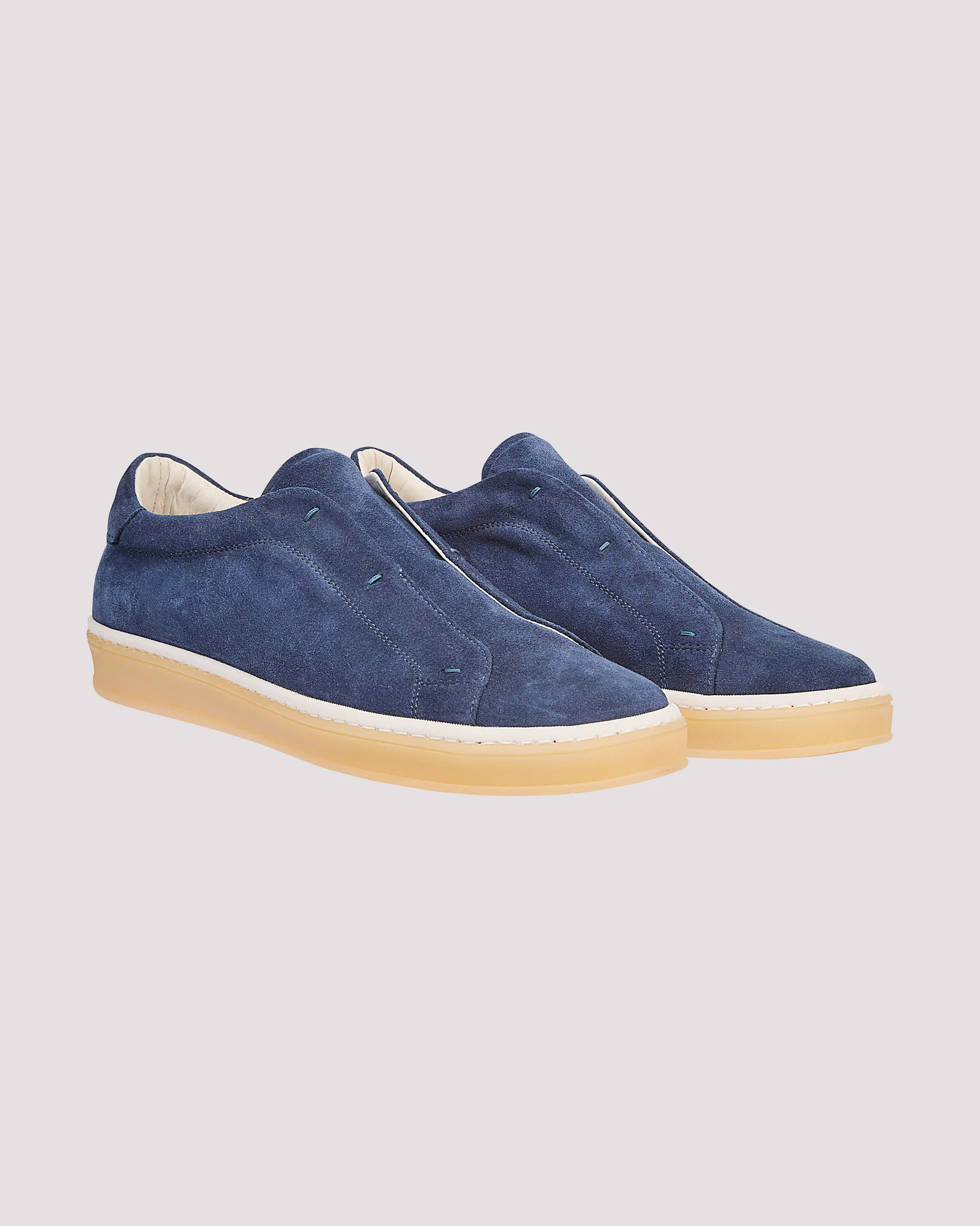 Sneakers in Pelle di Vitello Scamosciata da Uomo - Image 4