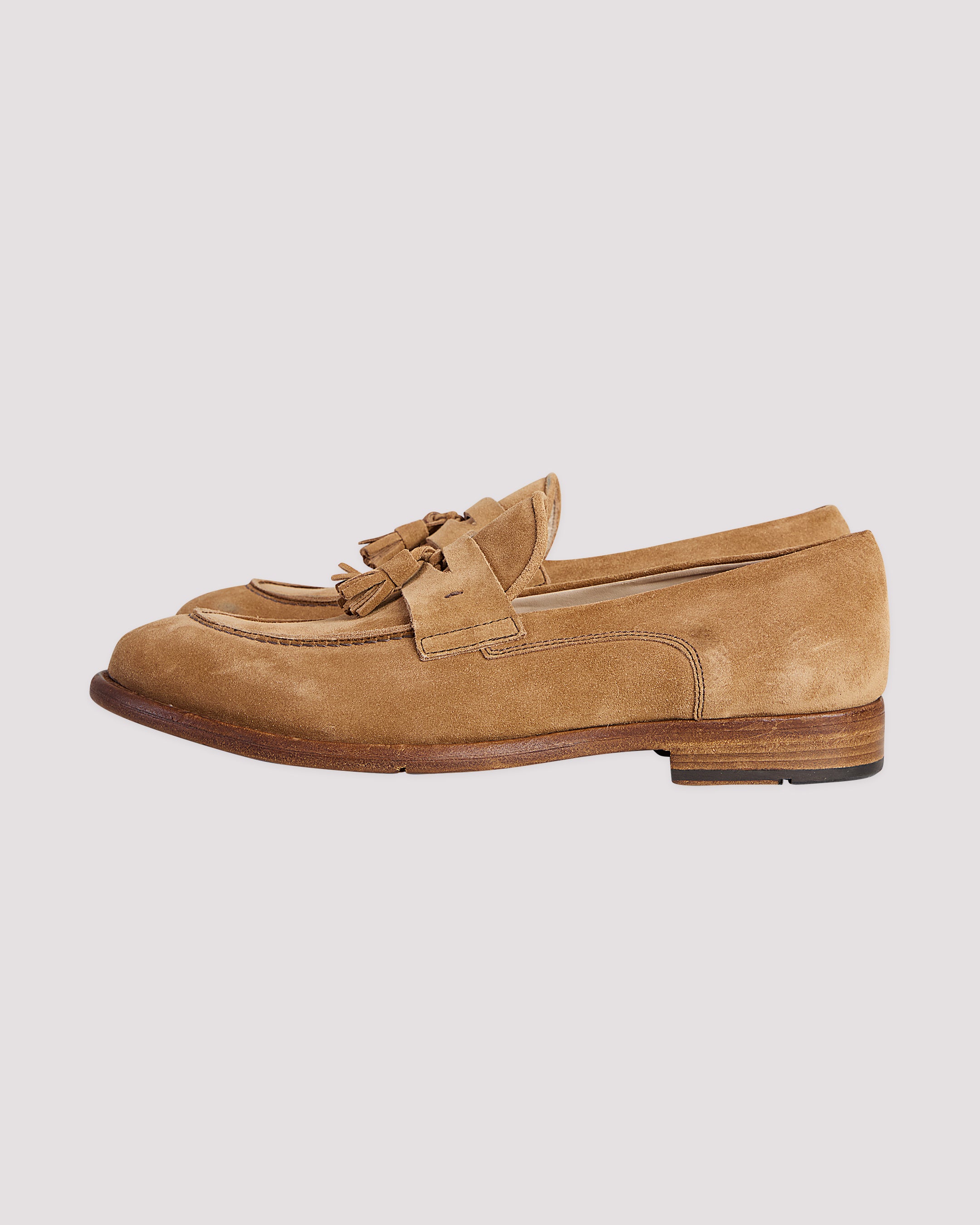 SCARPA PELLE VITELLO SCAMOSCIATO - Image 2