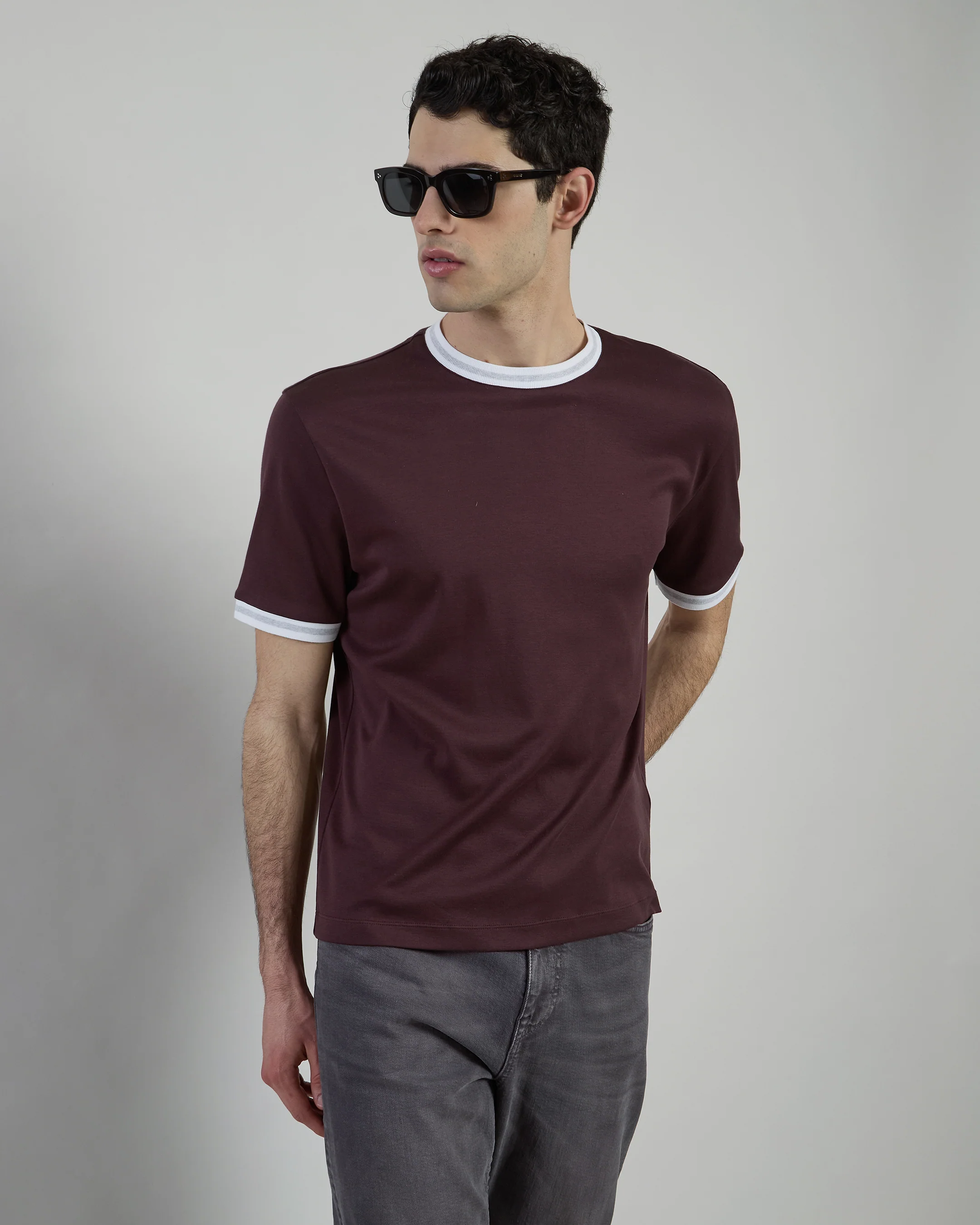 T-SHIRT GIROCOLLO COTONE GIZA INTERLOCK - Image 10