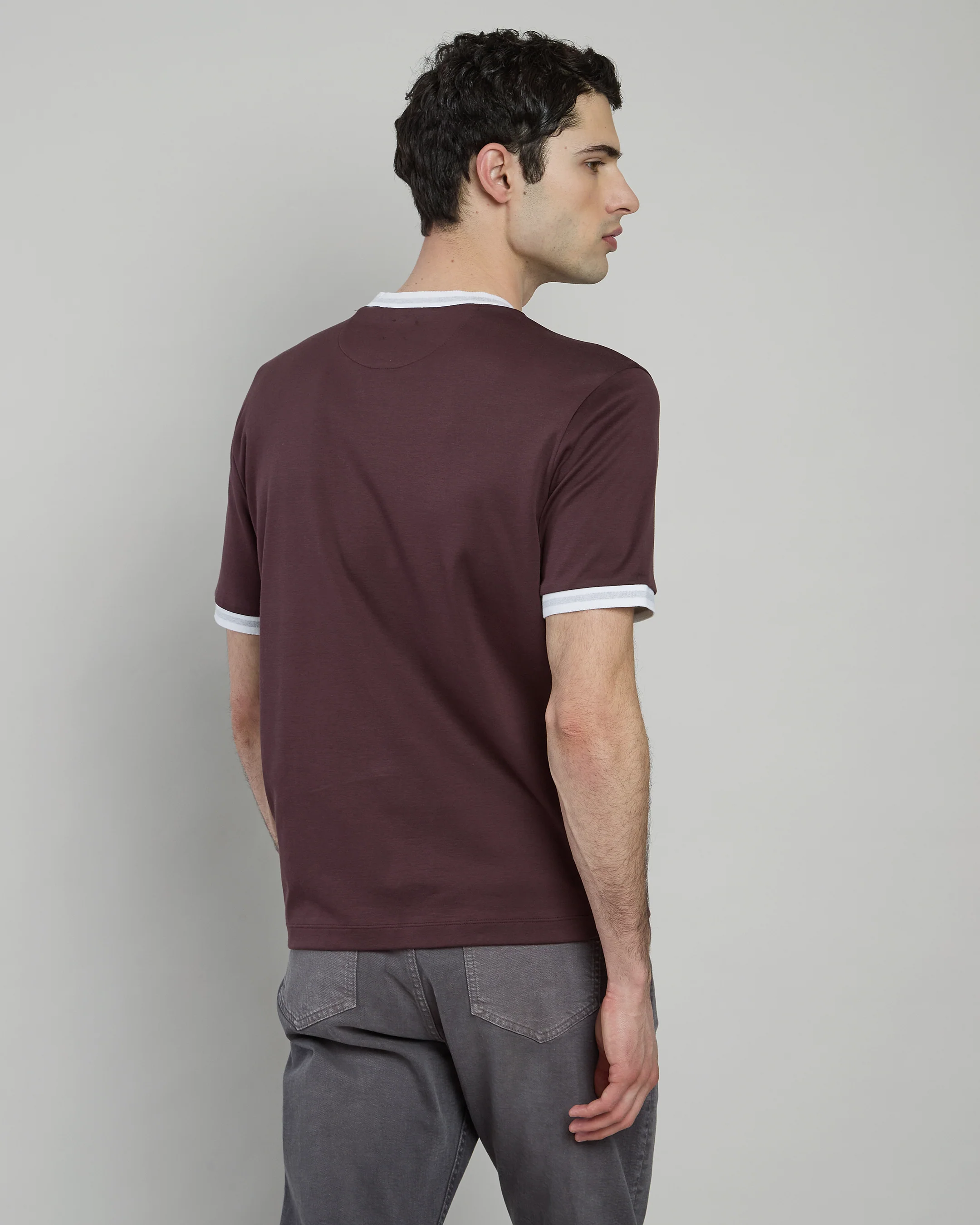 T-SHIRT GIROCOLLO COTONE GIZA INTERLOCK - Image 11