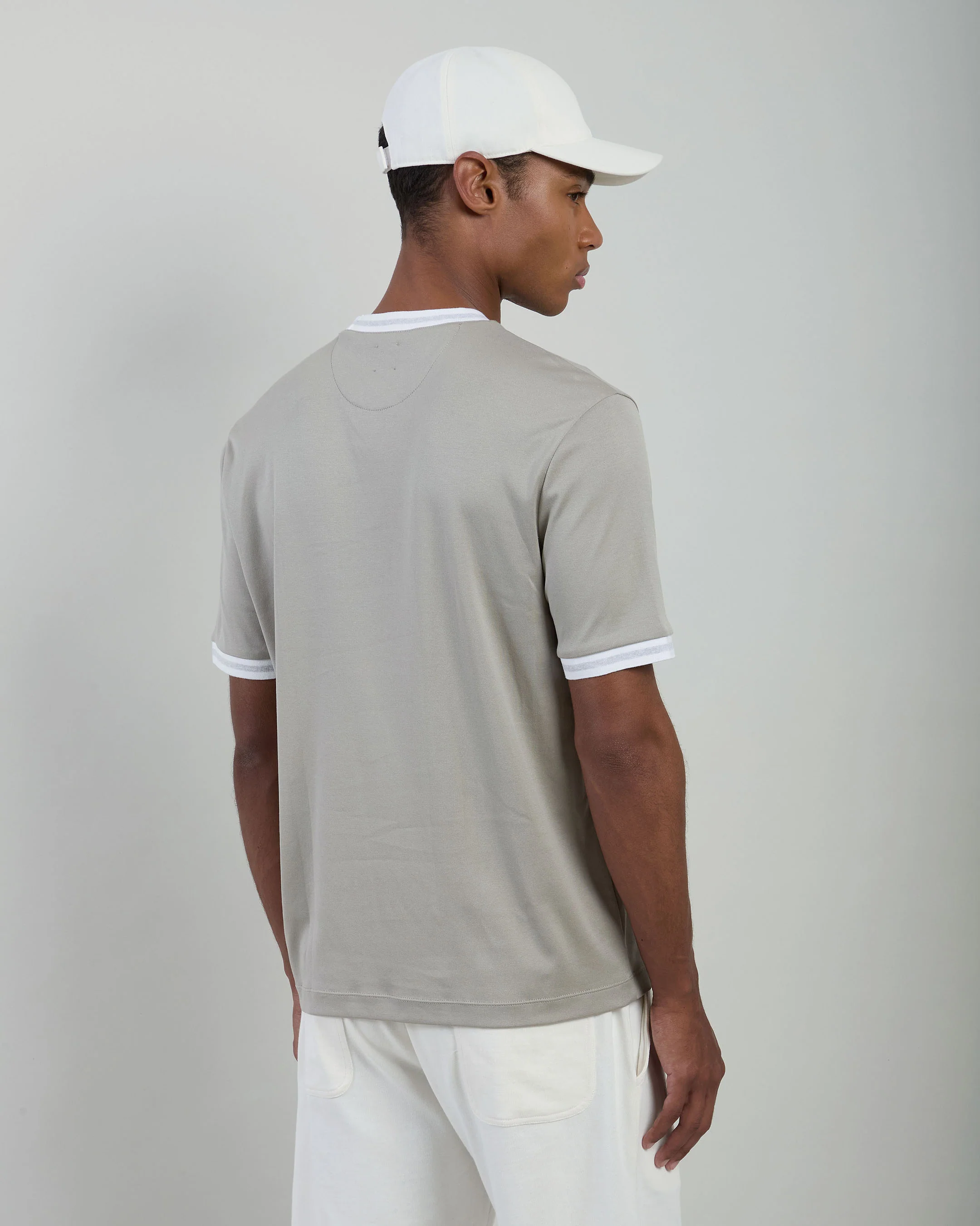 T-SHIRT GIROCOLLO COTONE GIZA INTERLOCK - Image 6