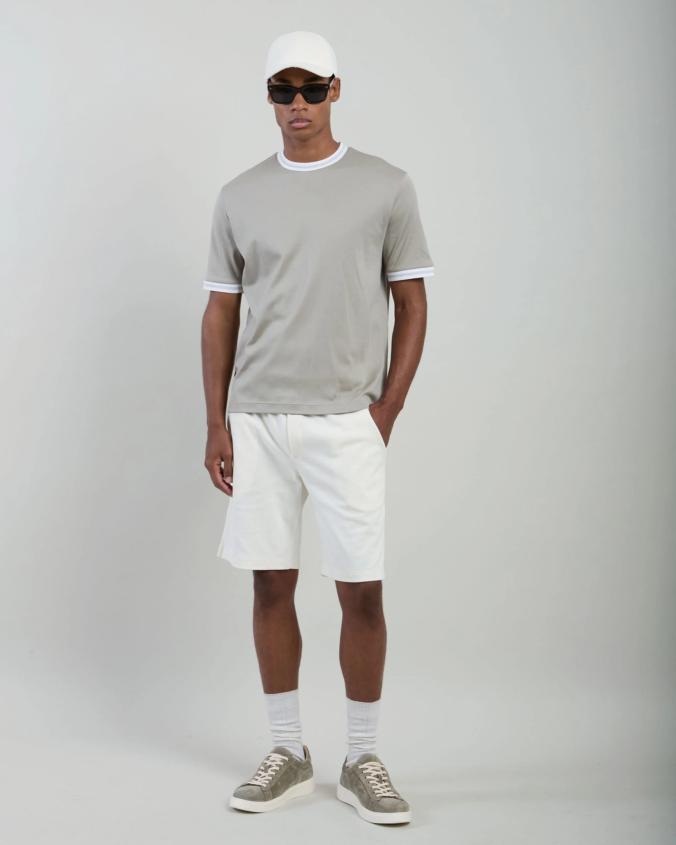 T-SHIRT GIROCOLLO COTONE GIZA INTERLOCK - Image 8