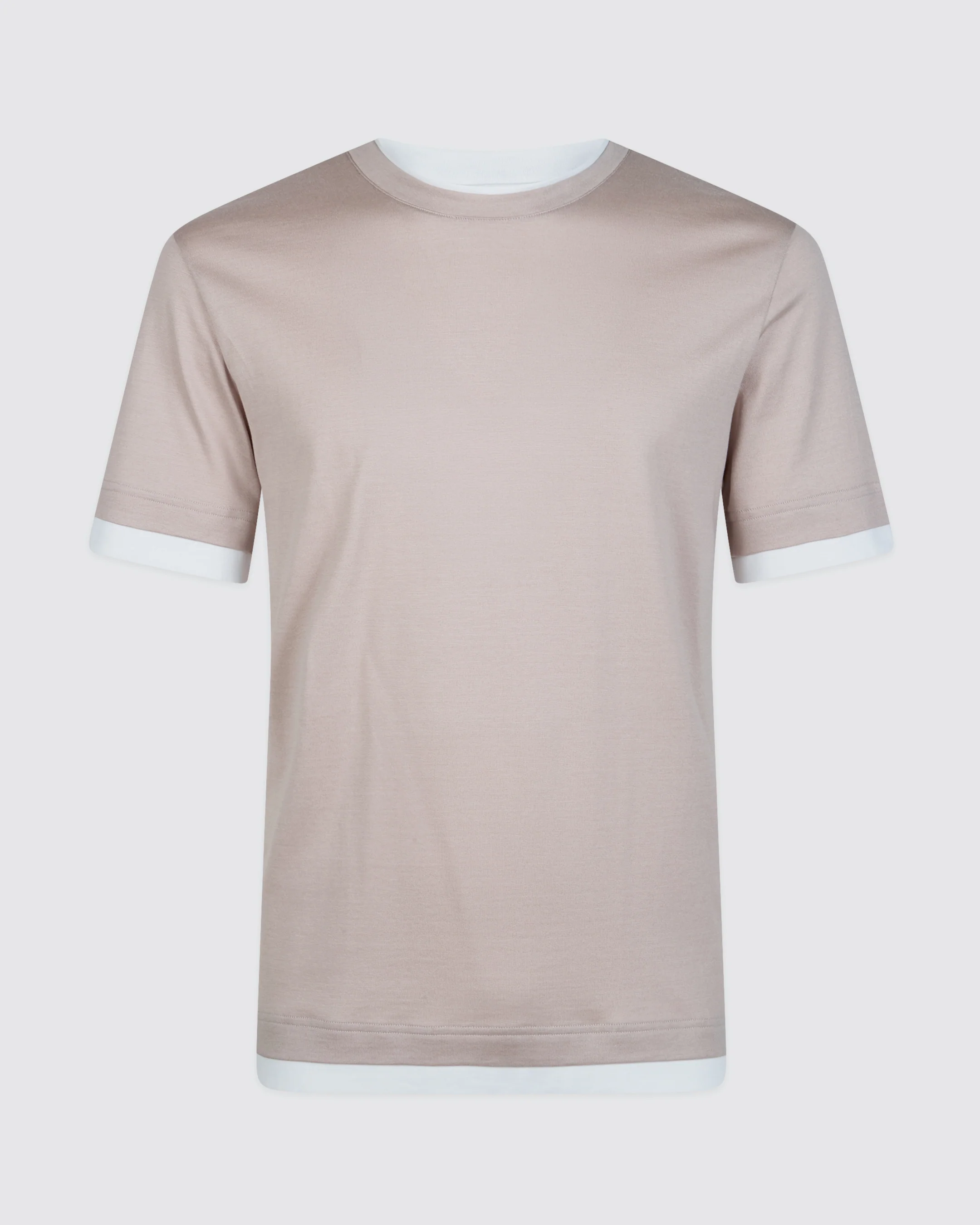 T-shirt Girocollo in Jersey di Cotone Giza da Uomo - Image 12
