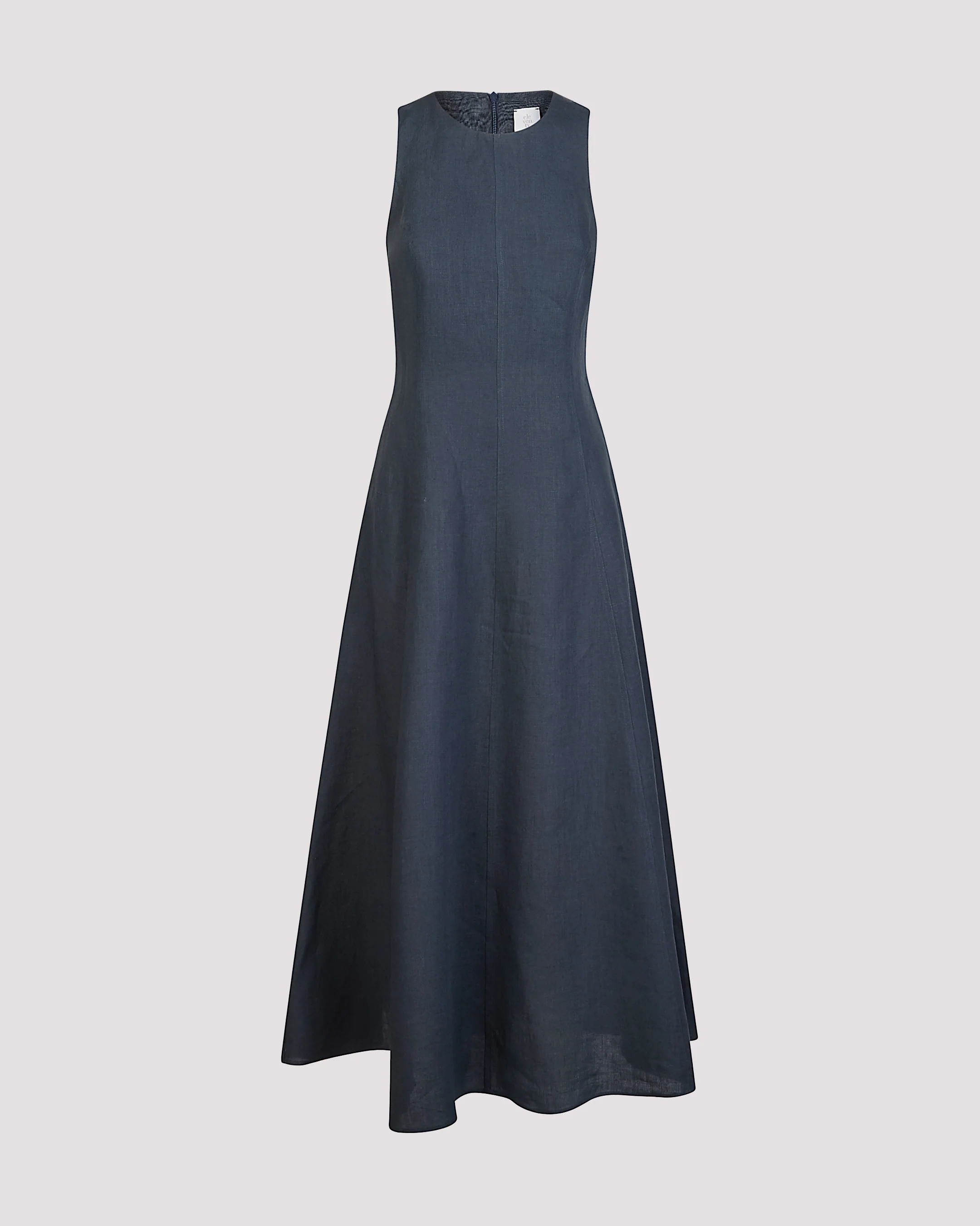 Abito Lungo Smanicato in 100% Lino per Donna - Image 4
